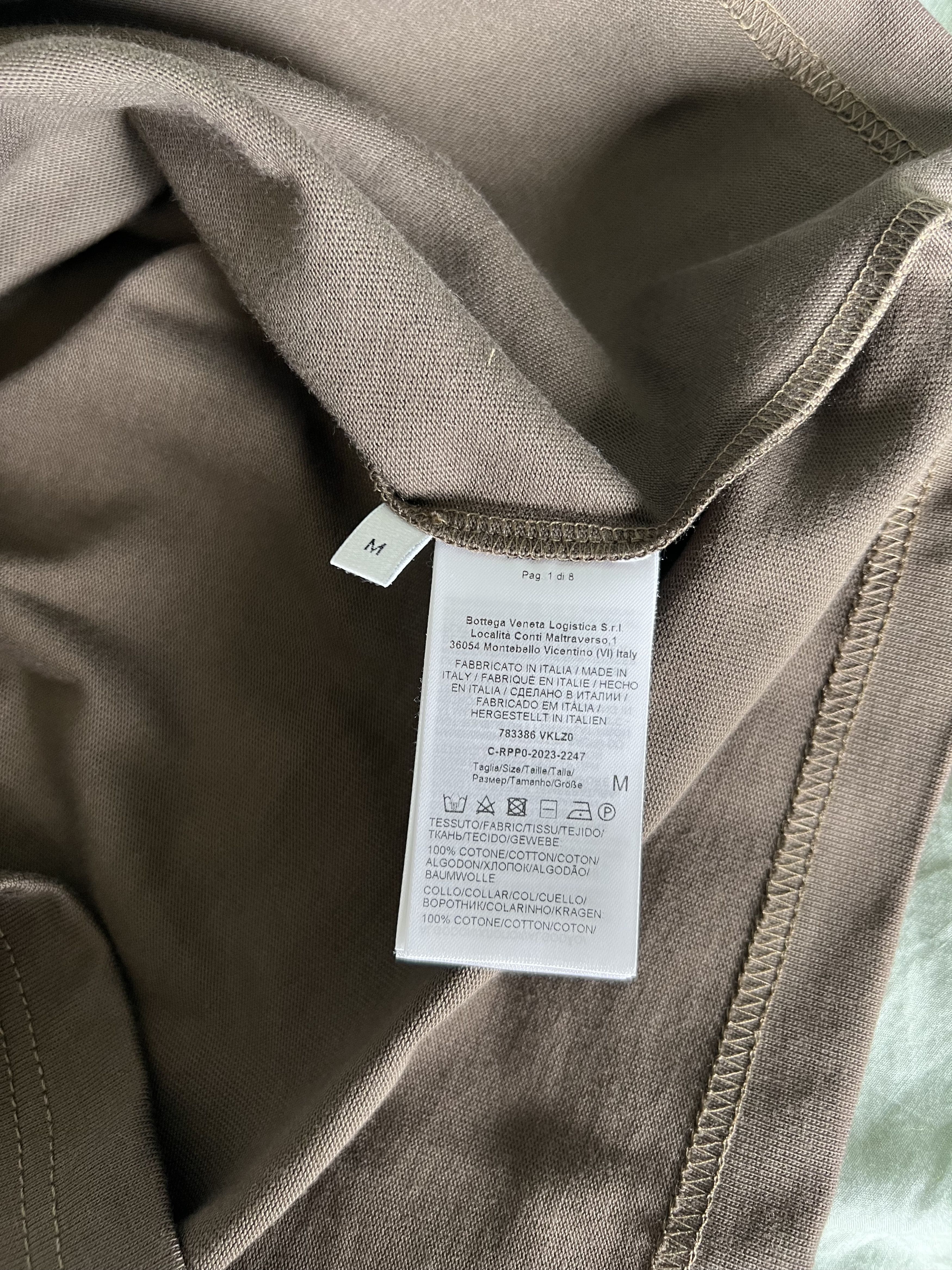 Bottega Veneta Bottega Veneta Heavy Jap Jersey LS Shirt in Brown Size US M / EU 48-50 / 2 - 8 Thumbnail