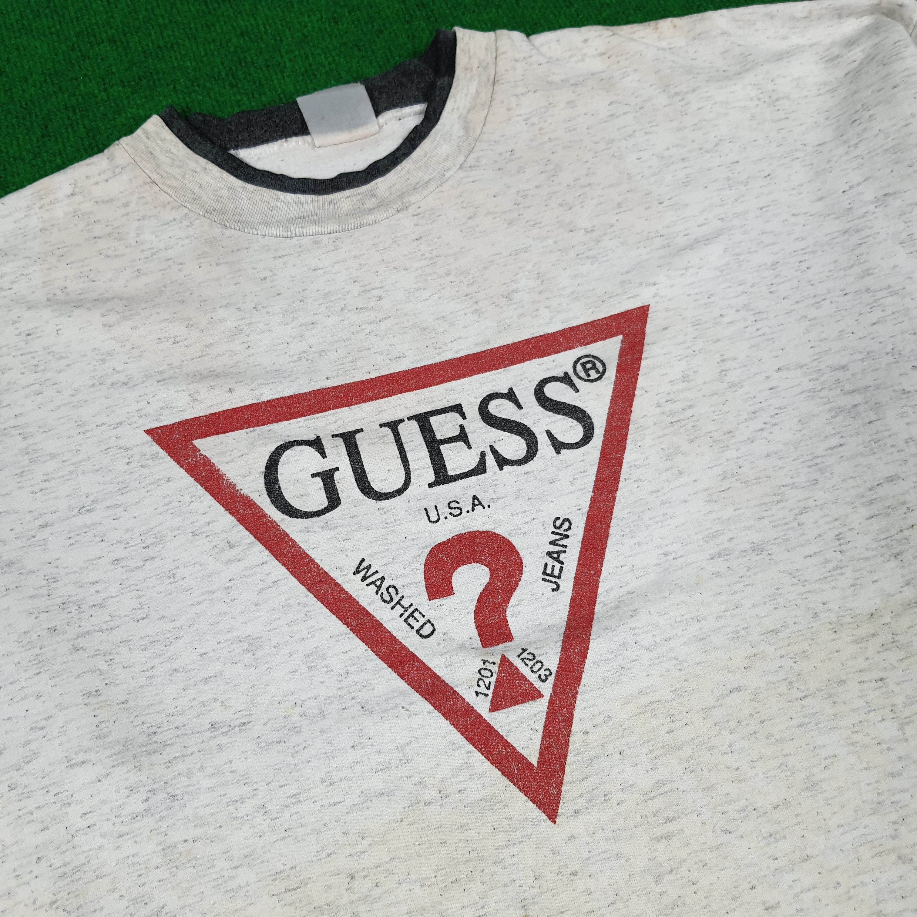 Guess × Vintage Vintage GUESS Jeans USA Sweatshirt Size US XL / EU 56 / 4 - 2 Thumbnail