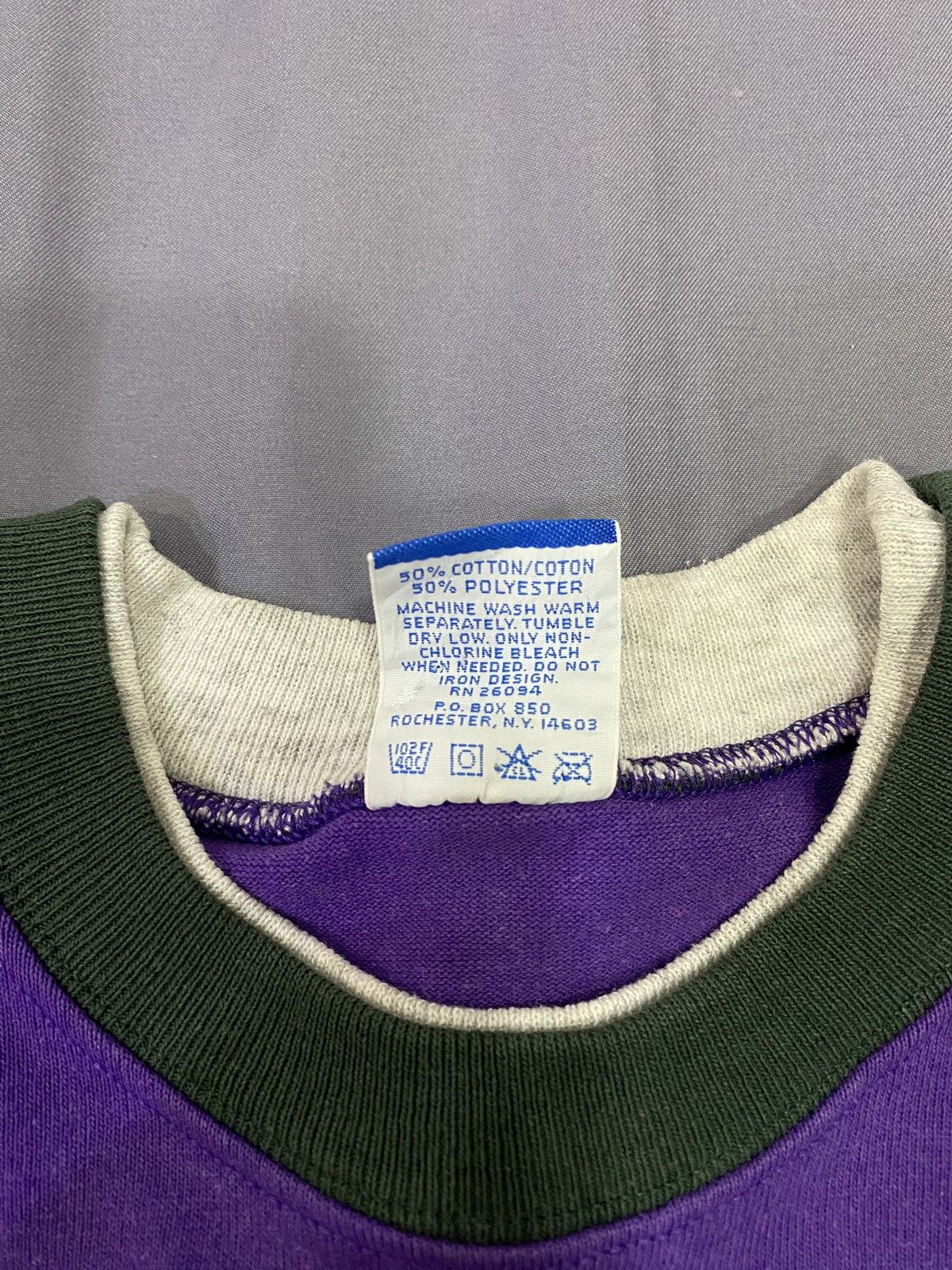 Champion Vtg 90s Champion Reverse Weave Ringer Crewneck Sweatshirt Size US L / EU 52-54 / 3 - 6 Thumbnail