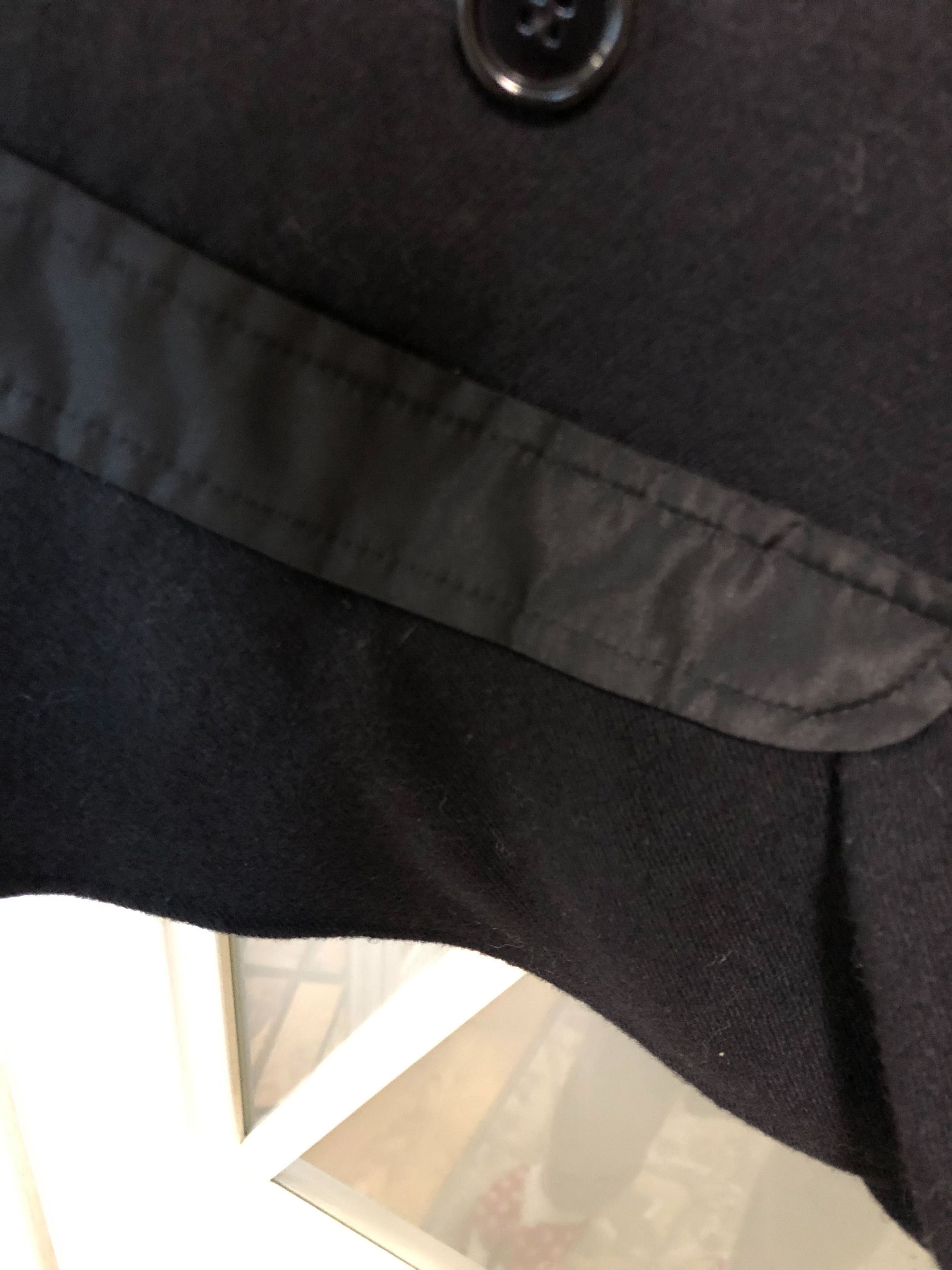 Prada Prada Wool Ruffle Coat Silk Lining Size M / US 6-8 / IT 42-44 - 6 Thumbnail