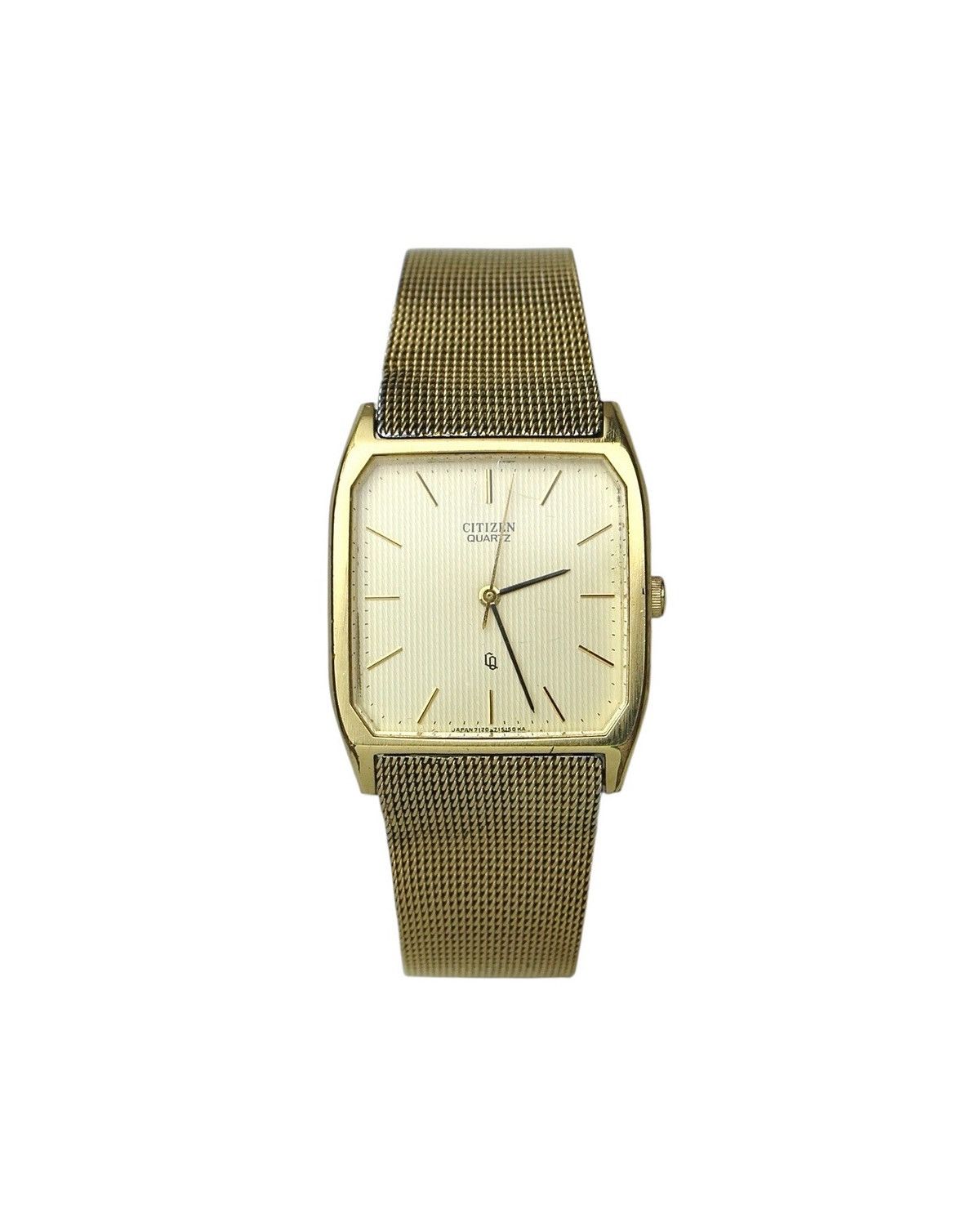 1990S CITIZEN QUARTZ JAPANESE GOLD MESH WATCH