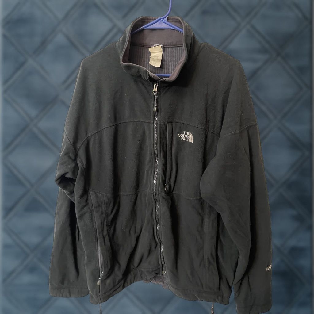 The North Face The North Face Windwall Fleece Jacket XL Black Outdoorsy Gorp Full Zip Pockets Men Windbreaker Zip Pockets Jacket Size US XL / EU 56 / 4 - 1 Thumbnail