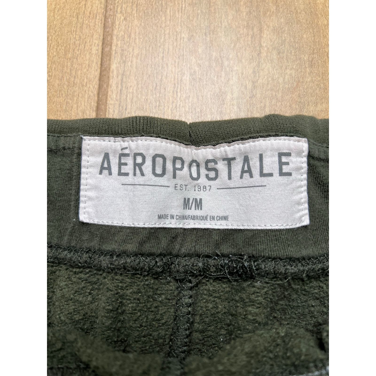 Aeropostale Aeropostale Sweat Pants unisex Sz Medium Green Y2K baggy Size US 32 / EU 48 - 3 Thumbnail