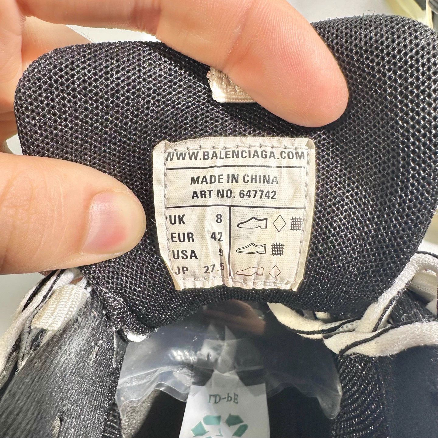 Balenciaga Balenciaga Track Black White 42 Size US 9 / EU 42 - 6 Thumbnail
