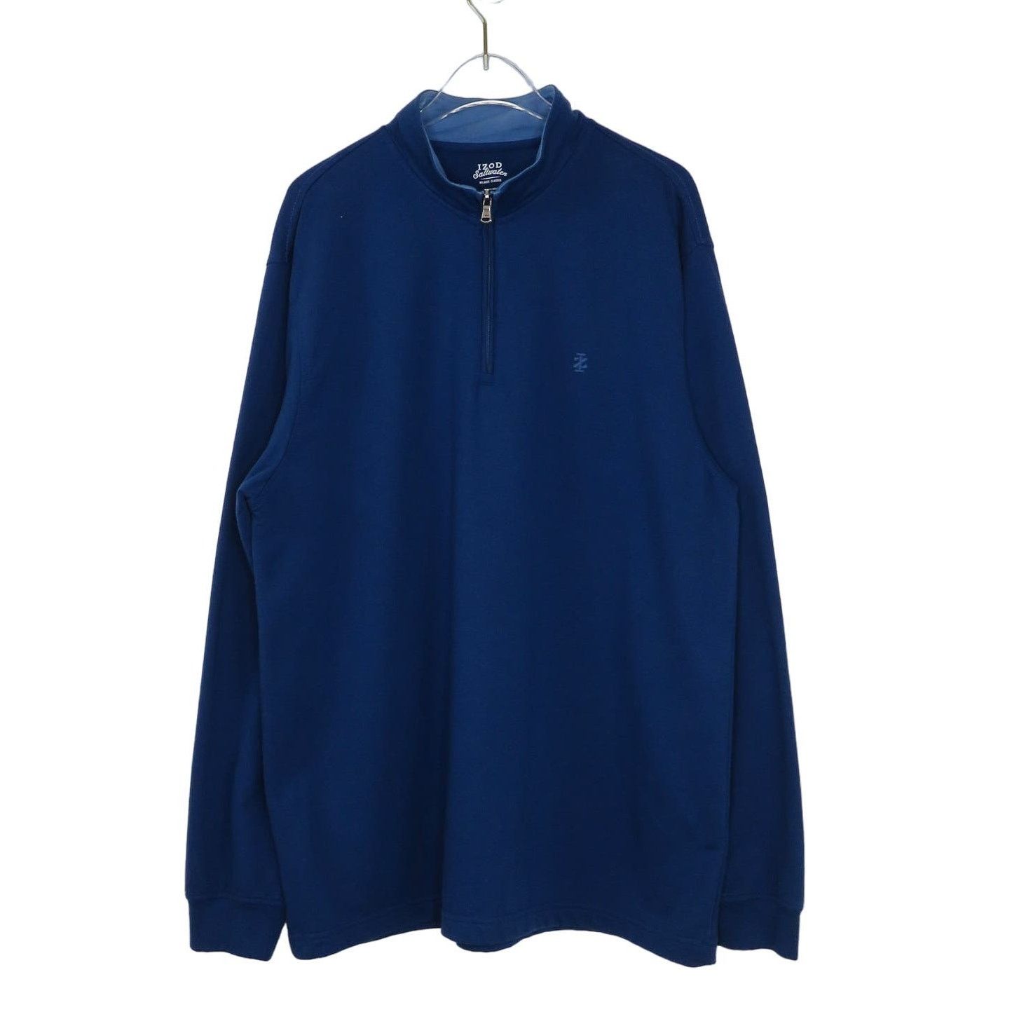 Izod Izod Saltwater Navy Blue Men's Quarter Zip Sweater Preppy M Size US M / EU 48-50 / 2 - 2 Thumbnail
