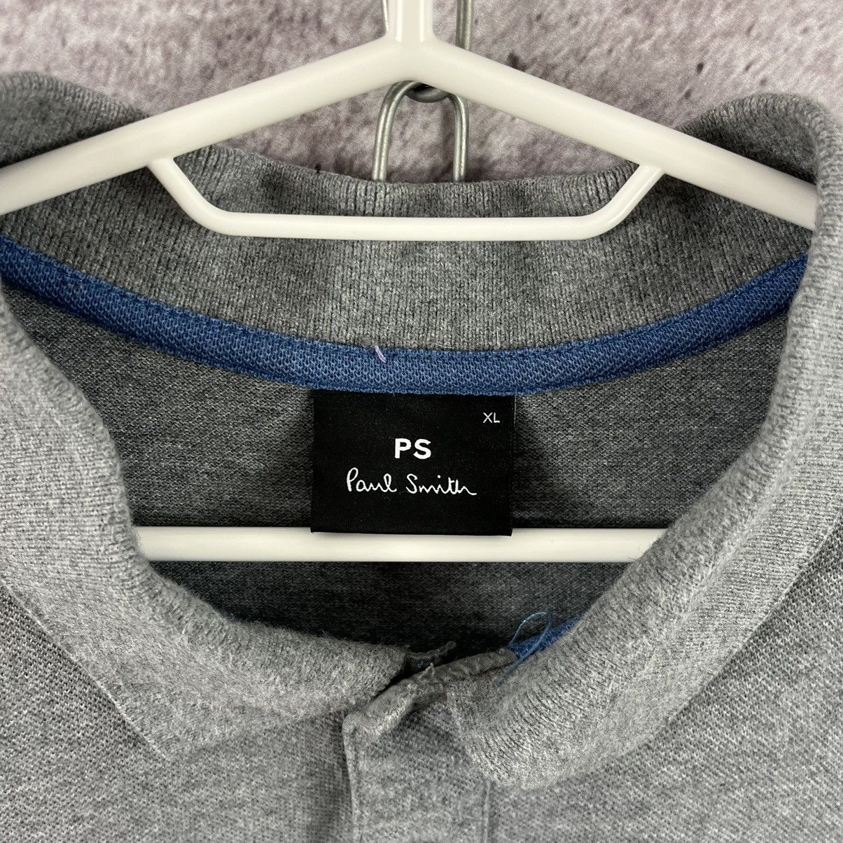Designer Paul Smith Polo T-Shirt Small Embroidery Logo Grey Size XL Size US XL / EU 56 / 4 - 6 Thumbnail