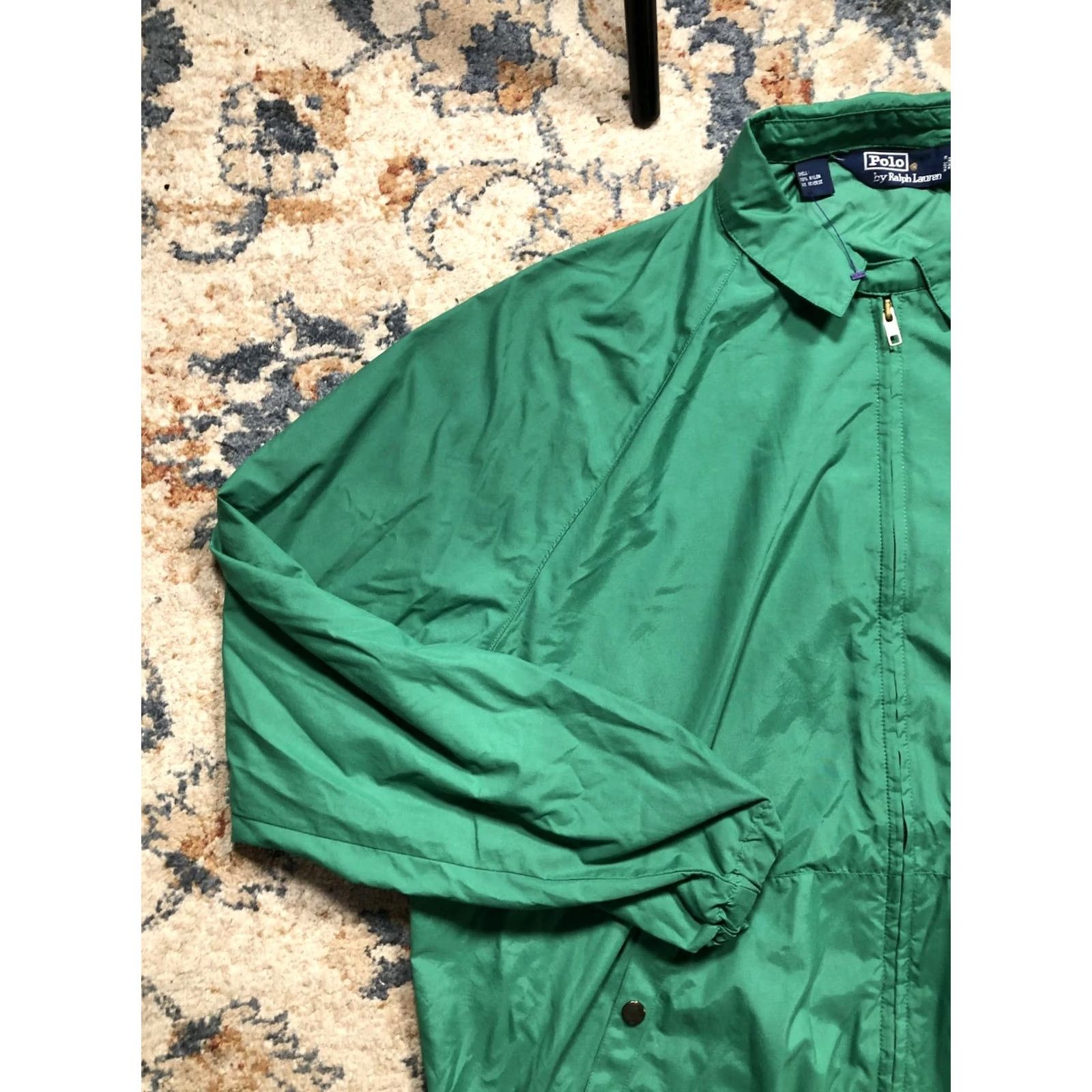 Polo Ralph Lauren Polo Ralph Lauren Jacket Mens XL Green Nylon Windbreaker Full Zip Lightweight Size US XL / EU 56 / 4 - 3 Thumbnail