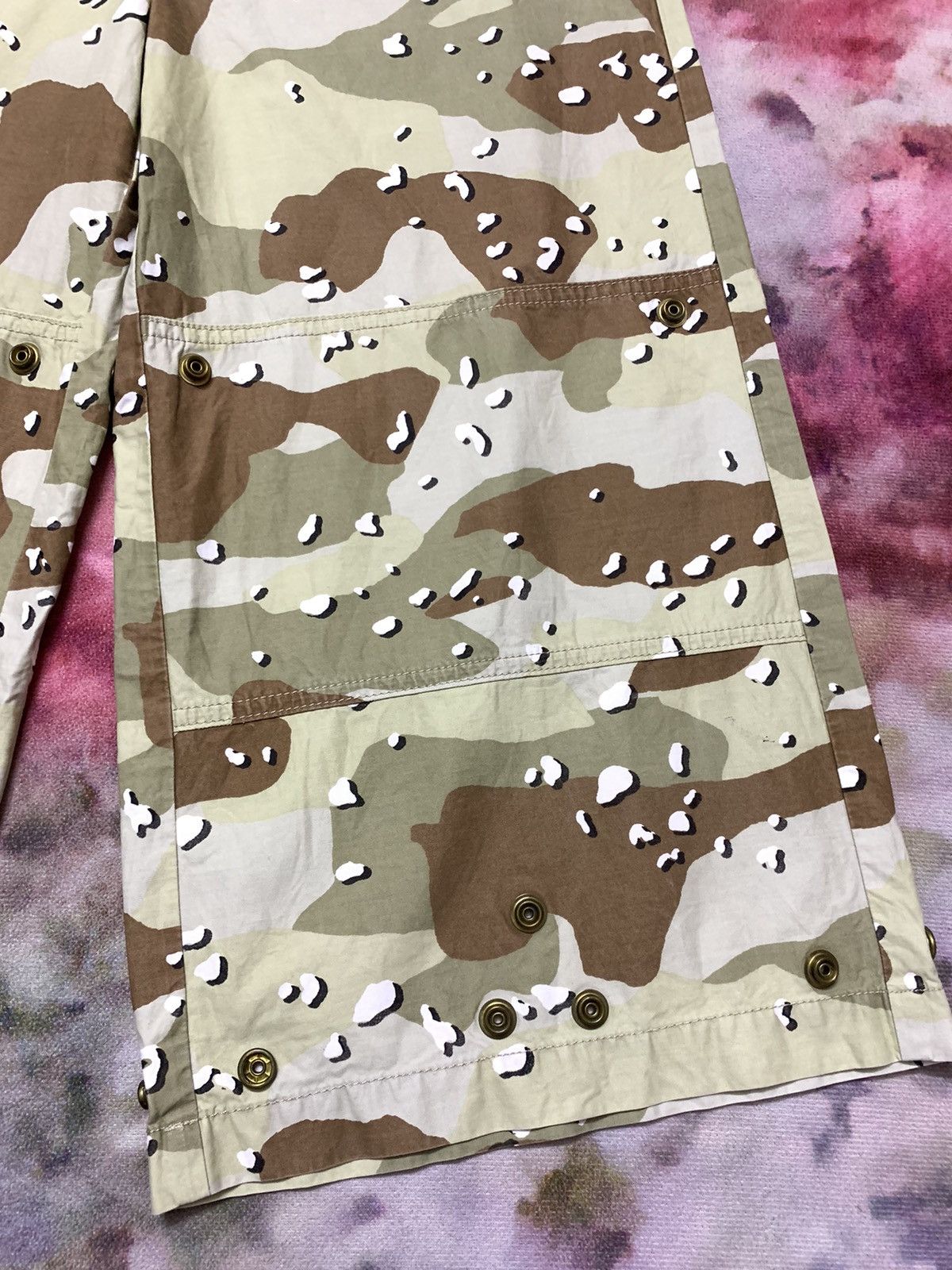 Maison Margiela MM6 Desert Camo Cropped Gaucho Pants Loose Size 29" - 5 Thumbnail