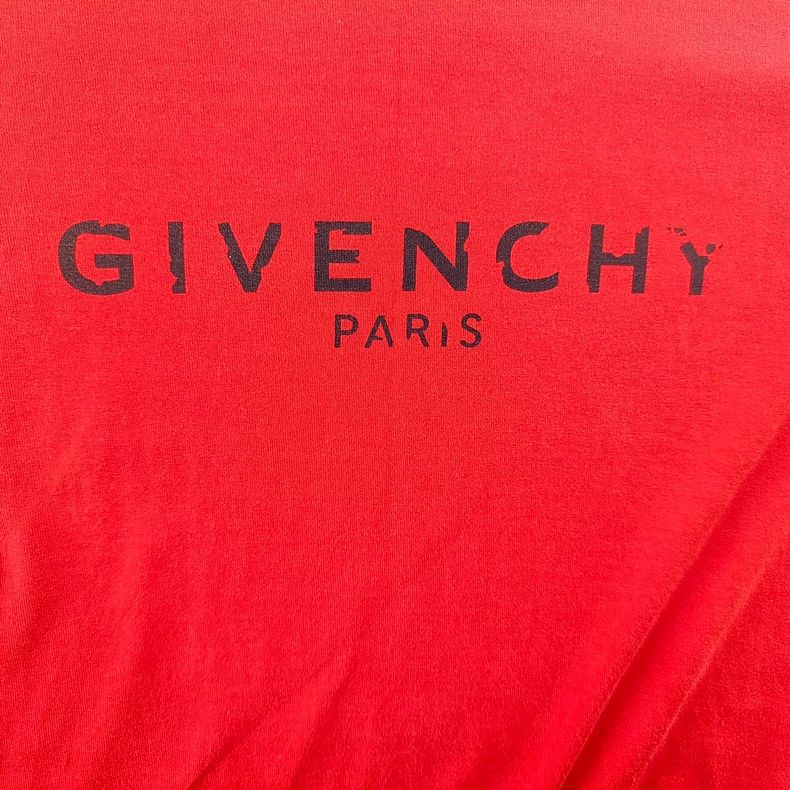 Givenchy Givenchy Classic Red Printed Short Sleeve T-Shirt, Size M Size US M / EU 48-50 / 2 - 4 Thumbnail