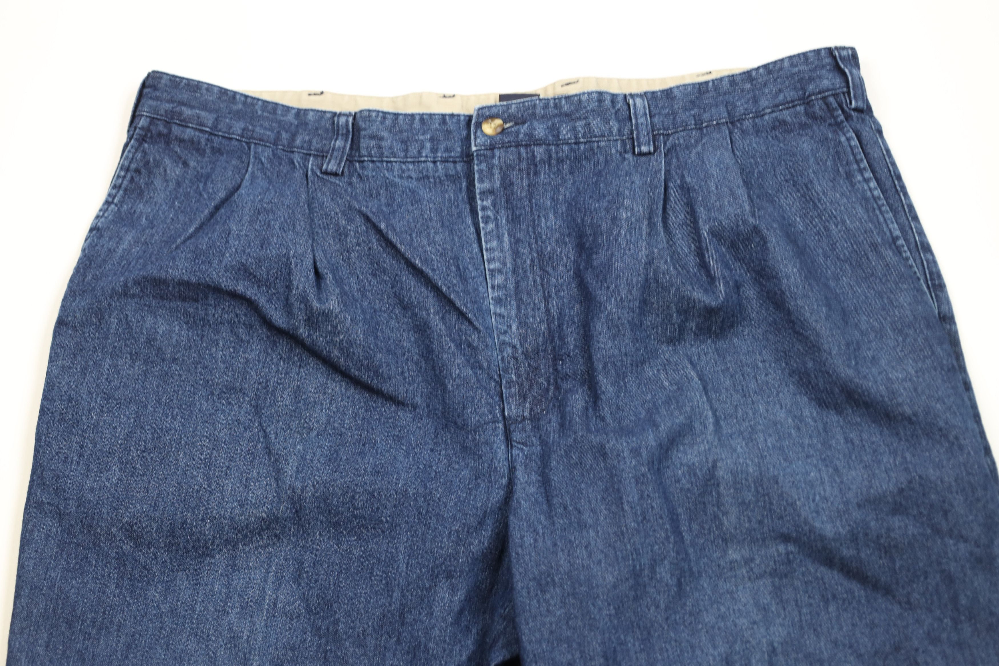 Tommy Hilfiger × Vintage Vintage Y2K 2001 Tommy Hilfiger Pleated Wide Leg Denim Jeans Size US 42 / EU 58 - 2 Thumbnail