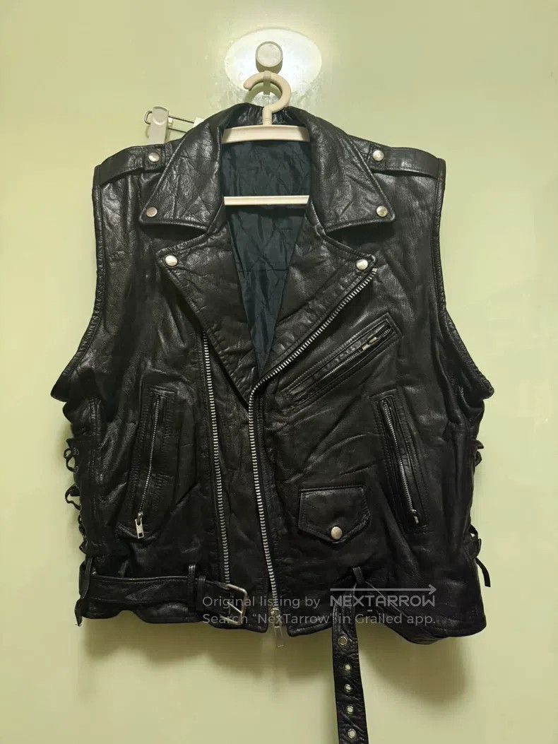 Other Biker punk leather vest Size US M / EU 48-50 / 2 - 1 Thumbnail