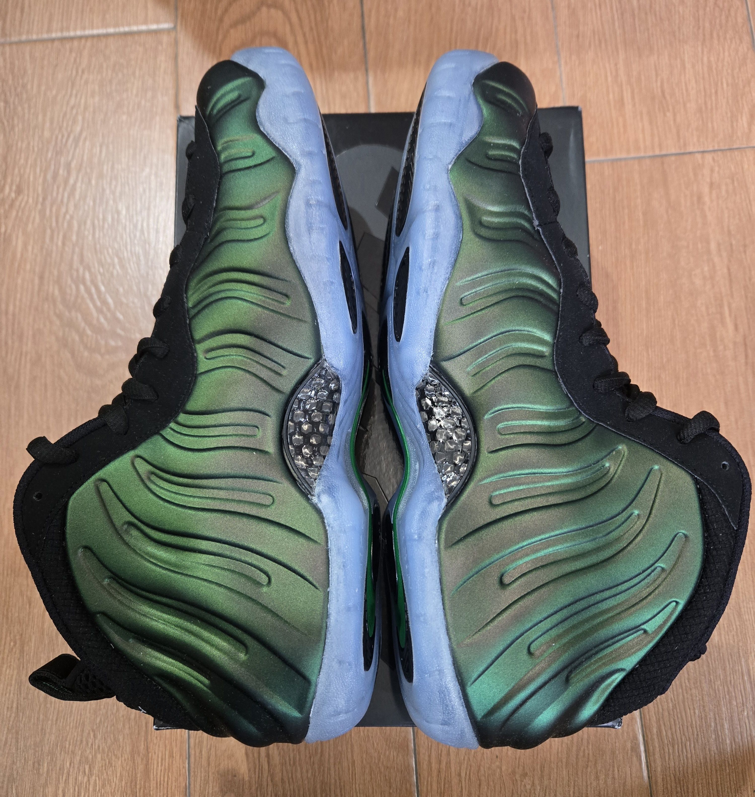 Nike Nike Air Foamposite Pro Pine Green Size US 11.5 / EU 44-45 - 6 Thumbnail