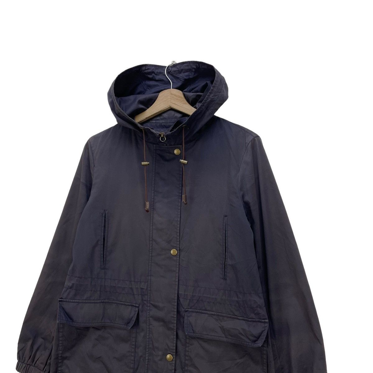 Beauty Beast 💥Faded Blue Mackintosh Fhilosophy Hooded Safari Jacket Size S / US 4 / IT 40 - 3 Thumbnail