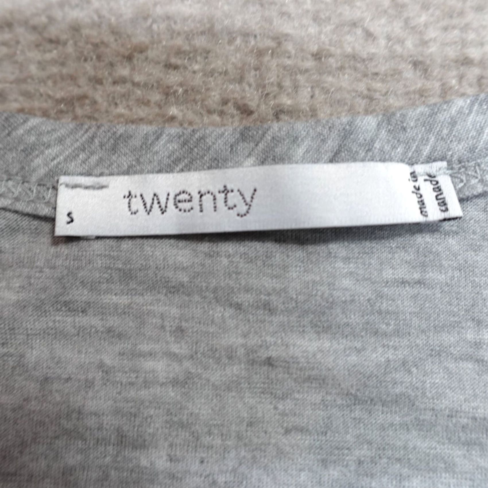 Vintage Twenty Shirt Womens Small Gray Solid Micromodal NEW Size S / US 4 / IT 40 - 2 Thumbnail