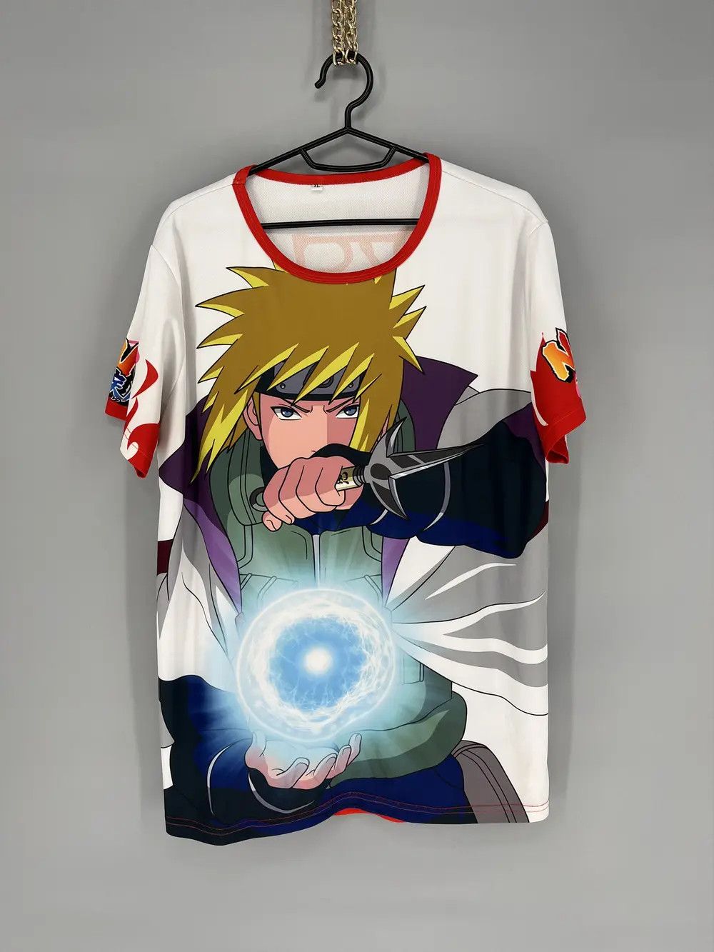 Anime × Sci-Fi Fantasy × Vintage Vintage Y2K Naruto Anime Manga Hall T-shirt 4 Hokage Size US XL / EU 56 / 4 - 1 Thumbnail