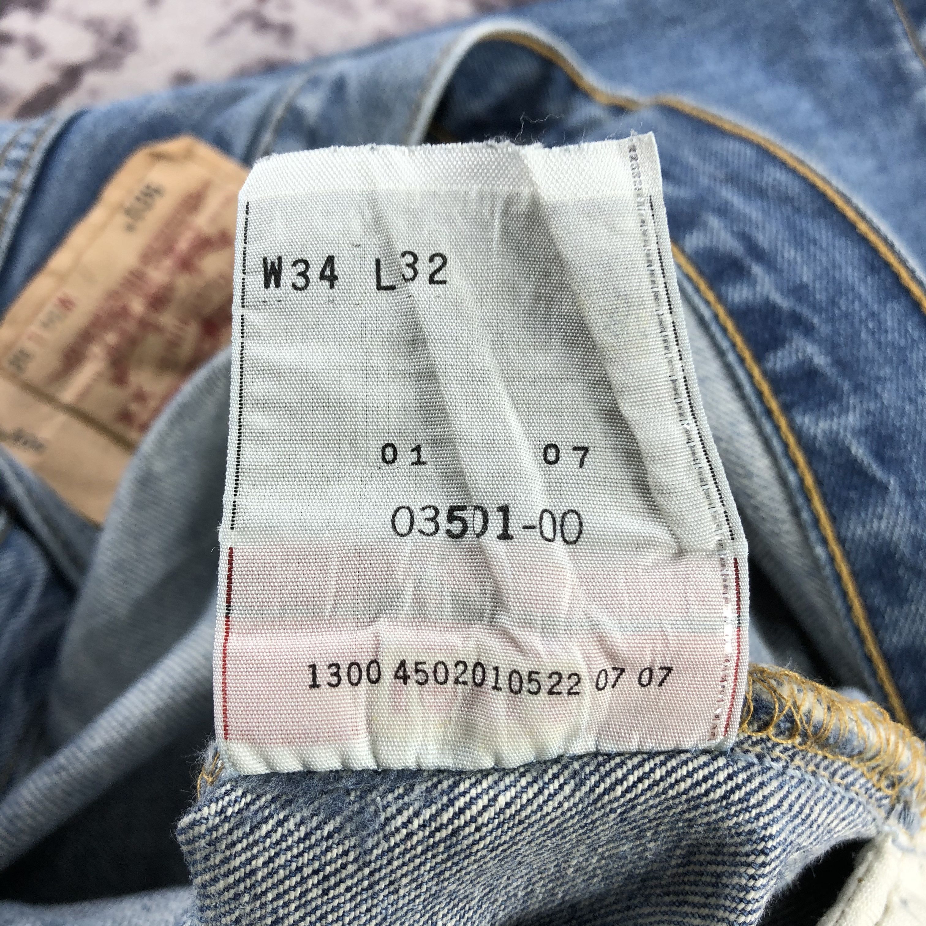 Levi's × Vintage 90s Vintage Blue Wash Levis 501 Jeans-JM2719 Size US 36 / EU 52 - 16 Thumbnail