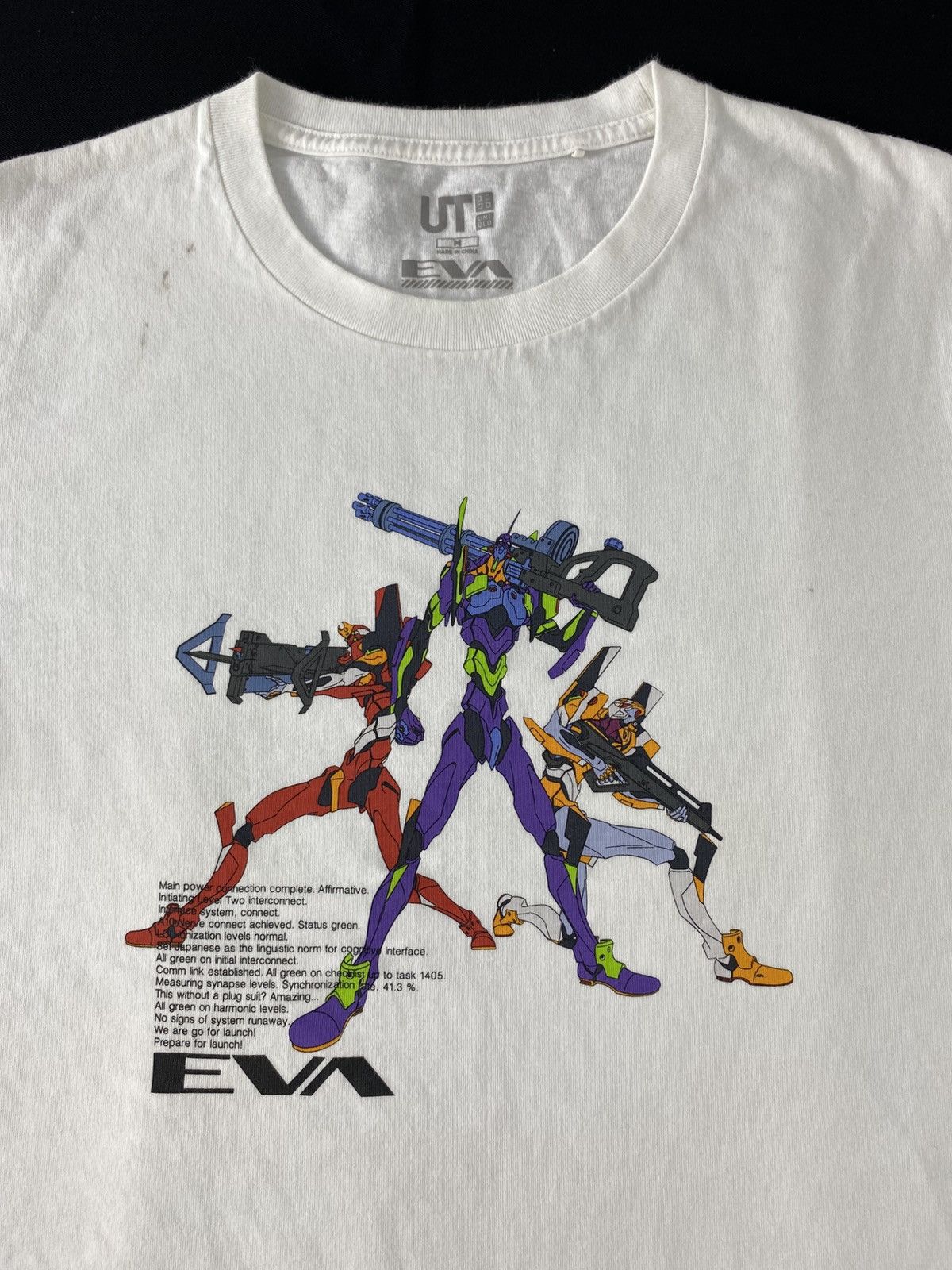 Anime Japanese Anime Manga Neon Genesis Evangelion Printed Tee Size US M / EU 48-50 / 2 - 4 Thumbnail