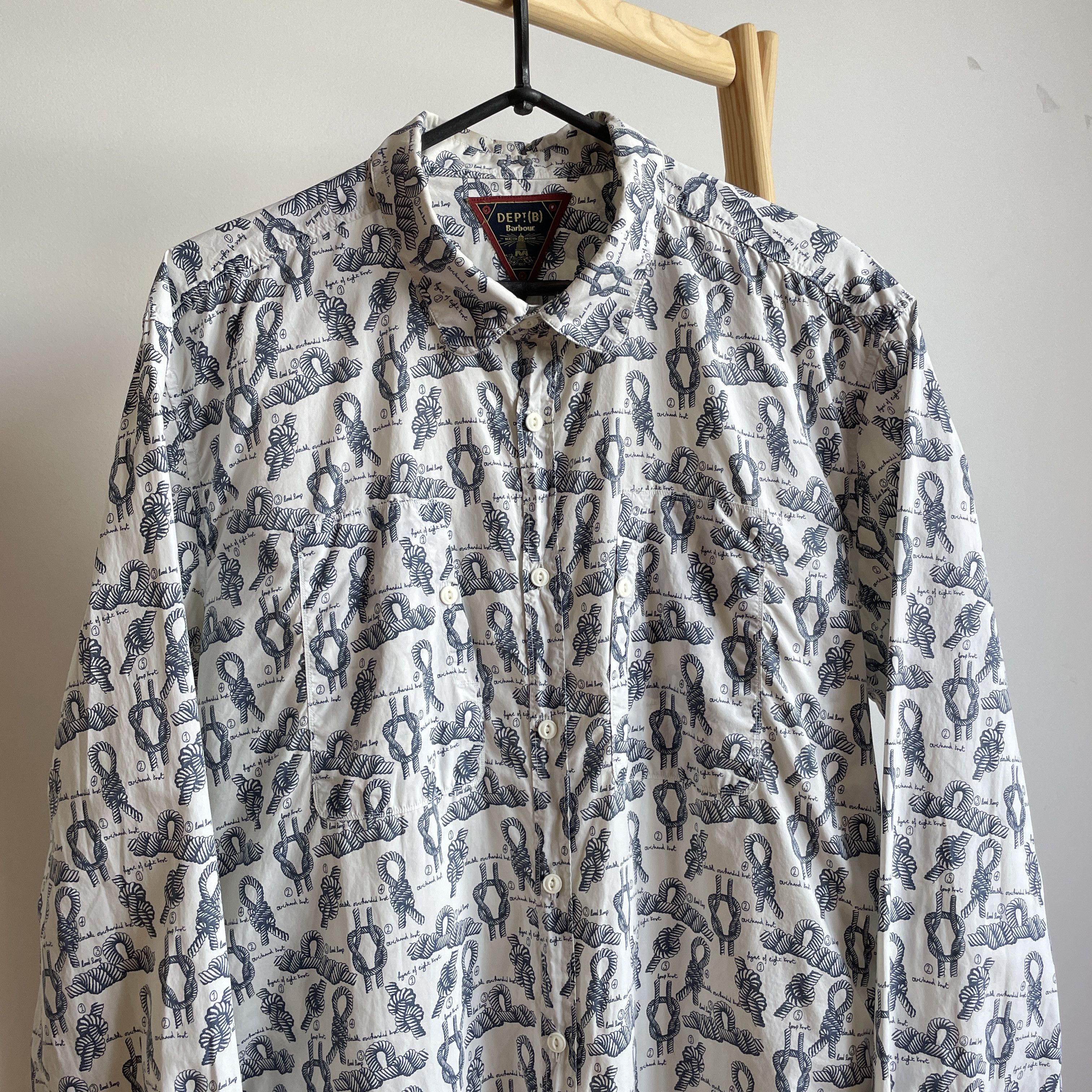 Barbour Barbour Dept. B Knots Pattern Shirt Size UK/EUR XL/ US L Size US L / EU 52-54 / 3 - 3 Thumbnail