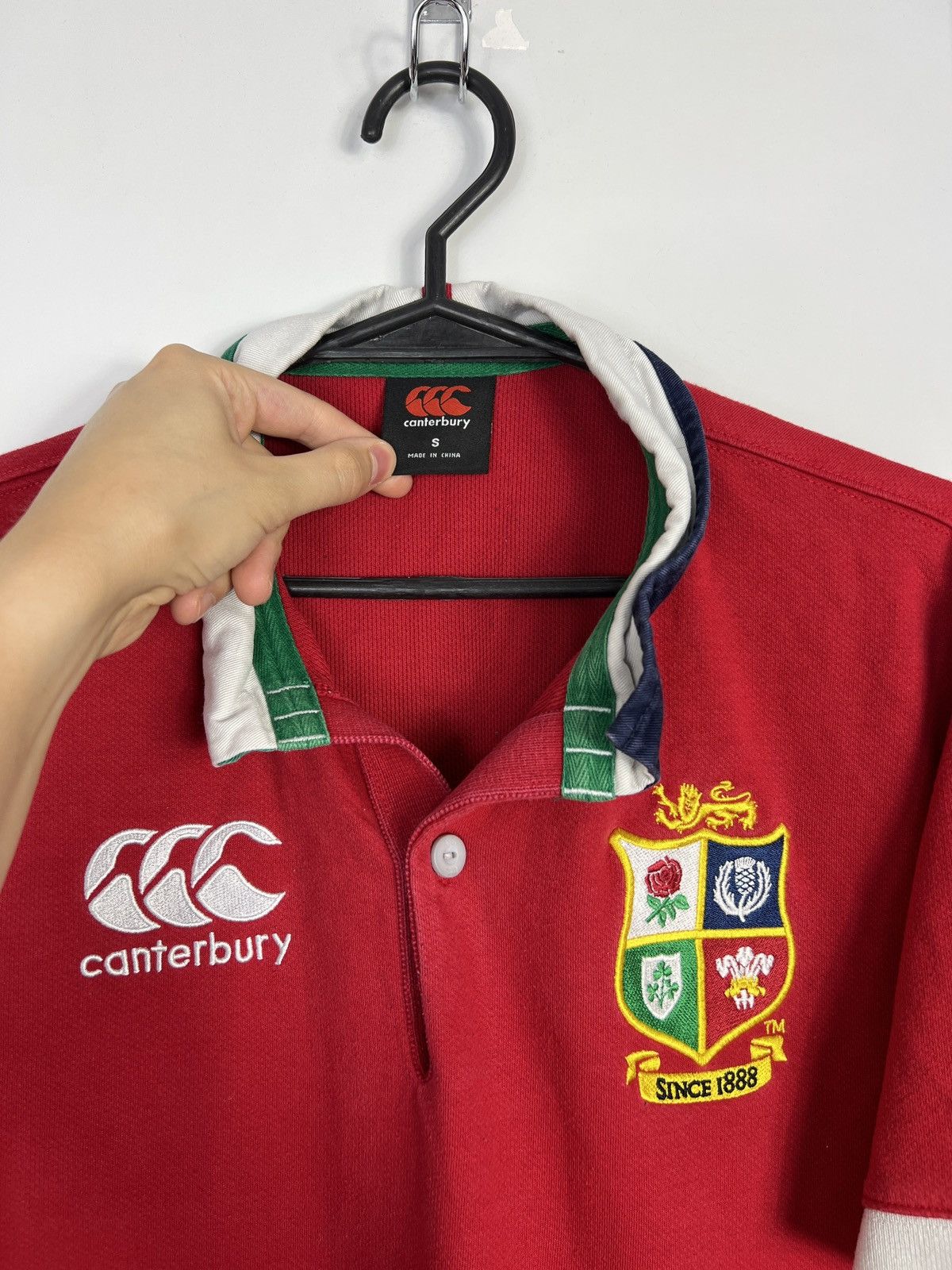 Canterbury of New Zealand Jersey Canterbury British & Irish Lions Rugby Vintage 90’s Size US S / EU 44-46 / 1 - 2 Thumbnail