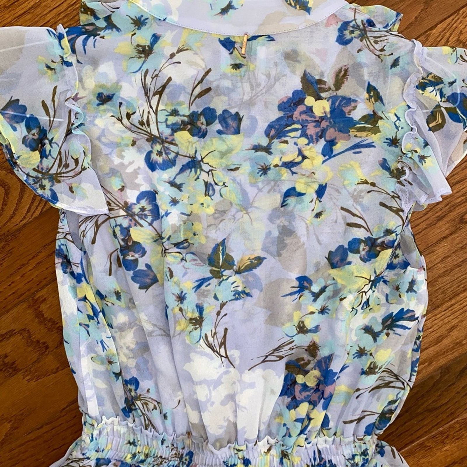 MISA Los Angeles New! $336 Misa Los Angeles Blue Floral Alona Dress XS NWT Size XS / US 0-2 / IT 36-38 - 14 Thumbnail