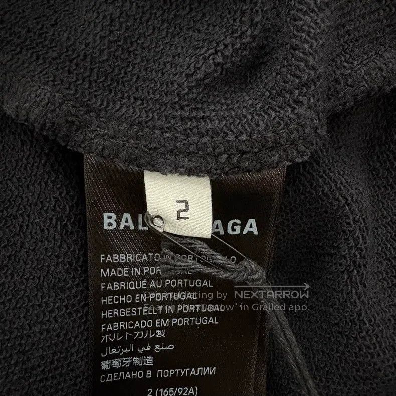 Balenciaga Balenciaga Sunset Tower Pattern Graffiti Black Hoodie Size US M / EU 48-50 / 2 - 5 Thumbnail