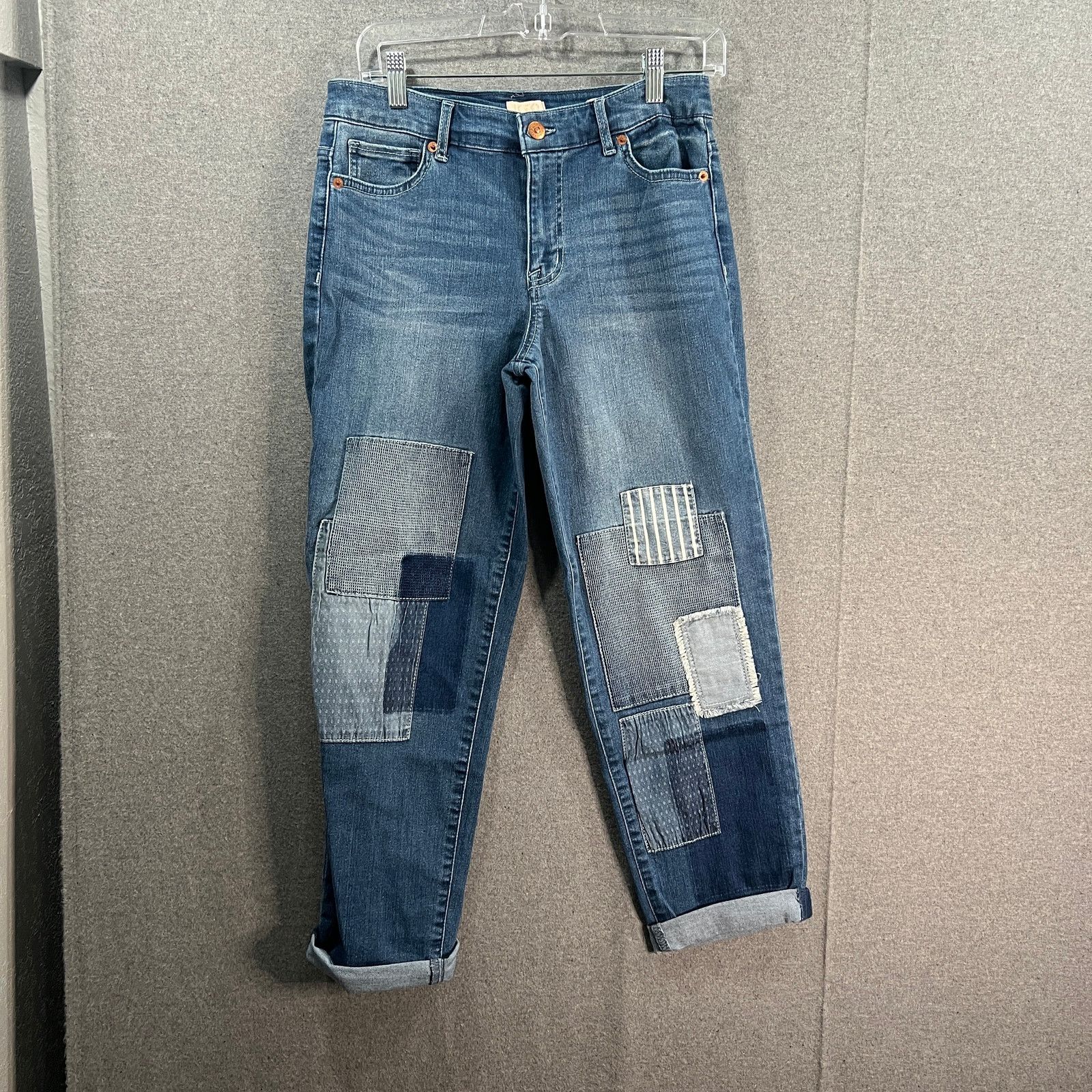 Other Logo Lavish Jeans Womens 4 Blue Dark Wash Patchwork Size 27" / US 4 / IT 40 - 1 Thumbnail