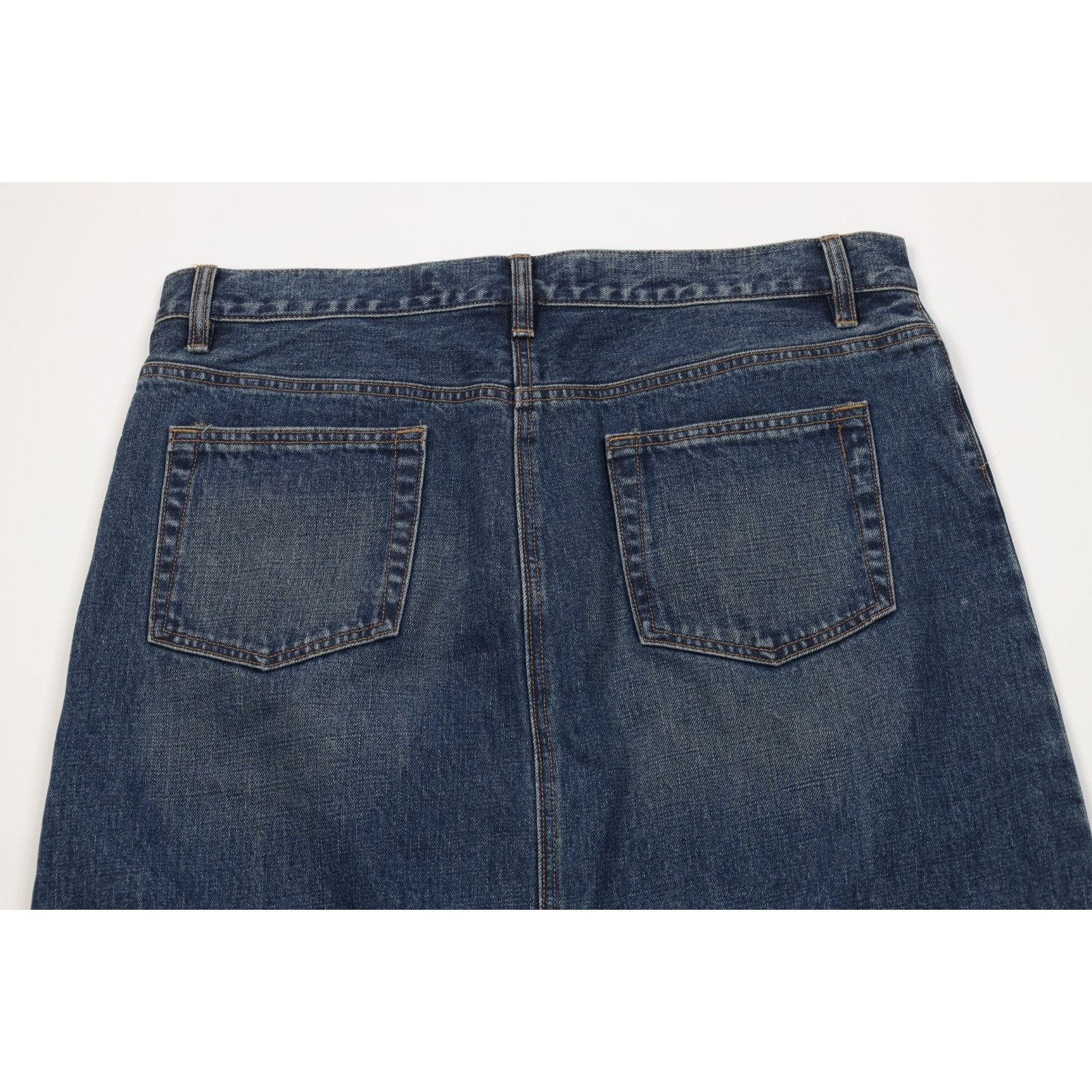 Gap Vintage Y2K 2002 Gap Babydoll Faded Denim Skirt Size 38" / US 16 / IT 52 - 9 Thumbnail