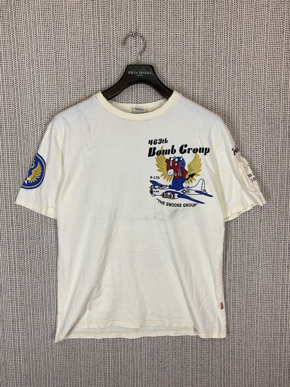 Buzz Rickson's × Tedman × Toyo Enterprises ‼️TEDMAN 463th BOMB GROUP TSHIRT DISTRESSED BY TOYO ENTERPRIS Size US L / EU 52-54 / 3 - 2 Thumbnail