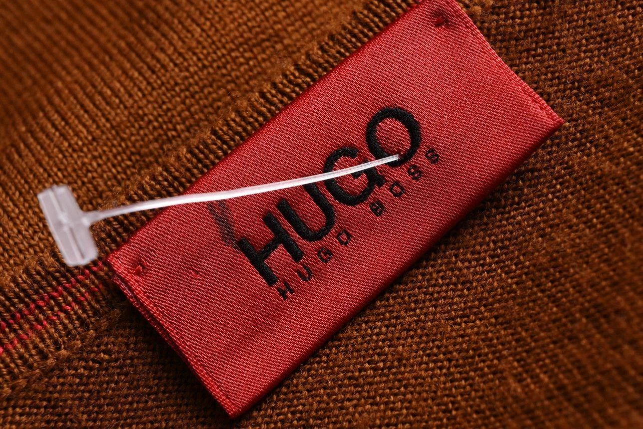 Hugo Boss Hugo Boss Orange Brown Crew Neck Long Sleeve Sweater Size US S / EU 44-46 / 1 - 3 Thumbnail