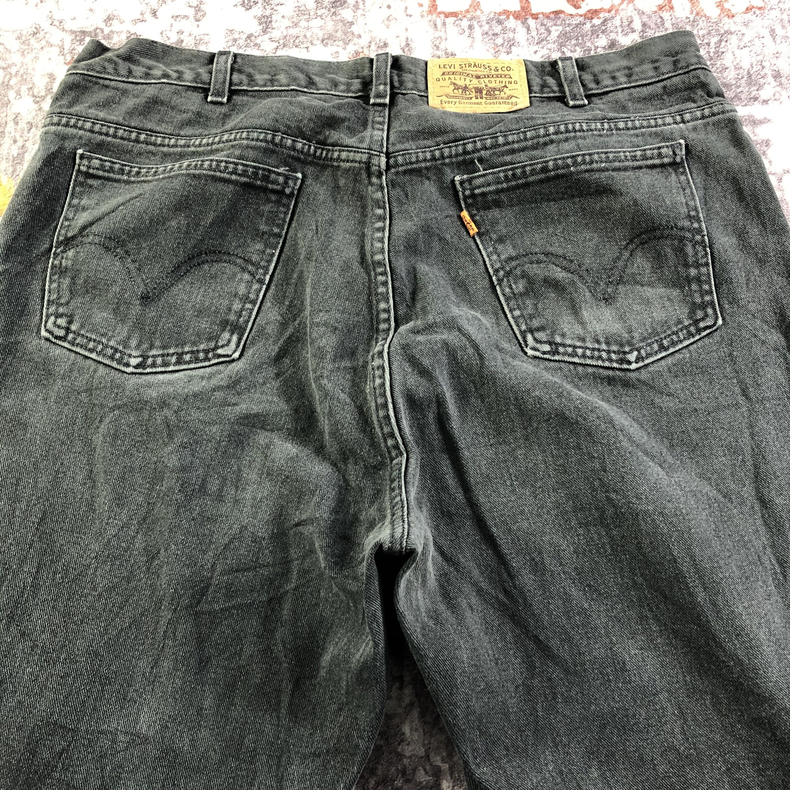 Levi's × Vintage Vintage 90s Black Levis Jeans-JM3366 Size US 37 - 4 Thumbnail