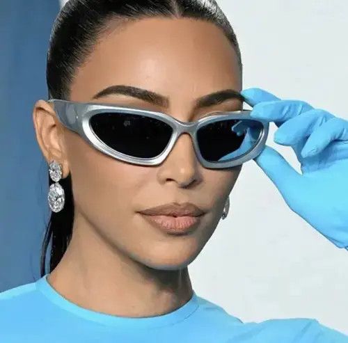 Japanese Brand Unisex trendy summer sunglasses punk minimalist eyewear Size ONE SIZE - 3 Thumbnail