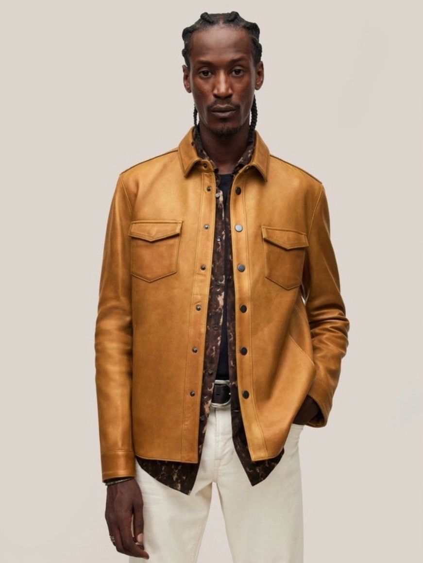 John Varvatos Barron Shirt Jacket Size EU 50 USA 40 Size US M / EU 48-50 / 2 - 1 Thumbnail