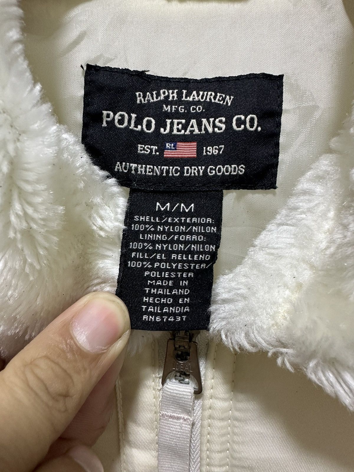 Polo Ralph Lauren Polo Jeans Ralph Lauren Bomber Cropped Jacket Fur Collar Size US M / EU 48-50 / 2 - 3 Thumbnail