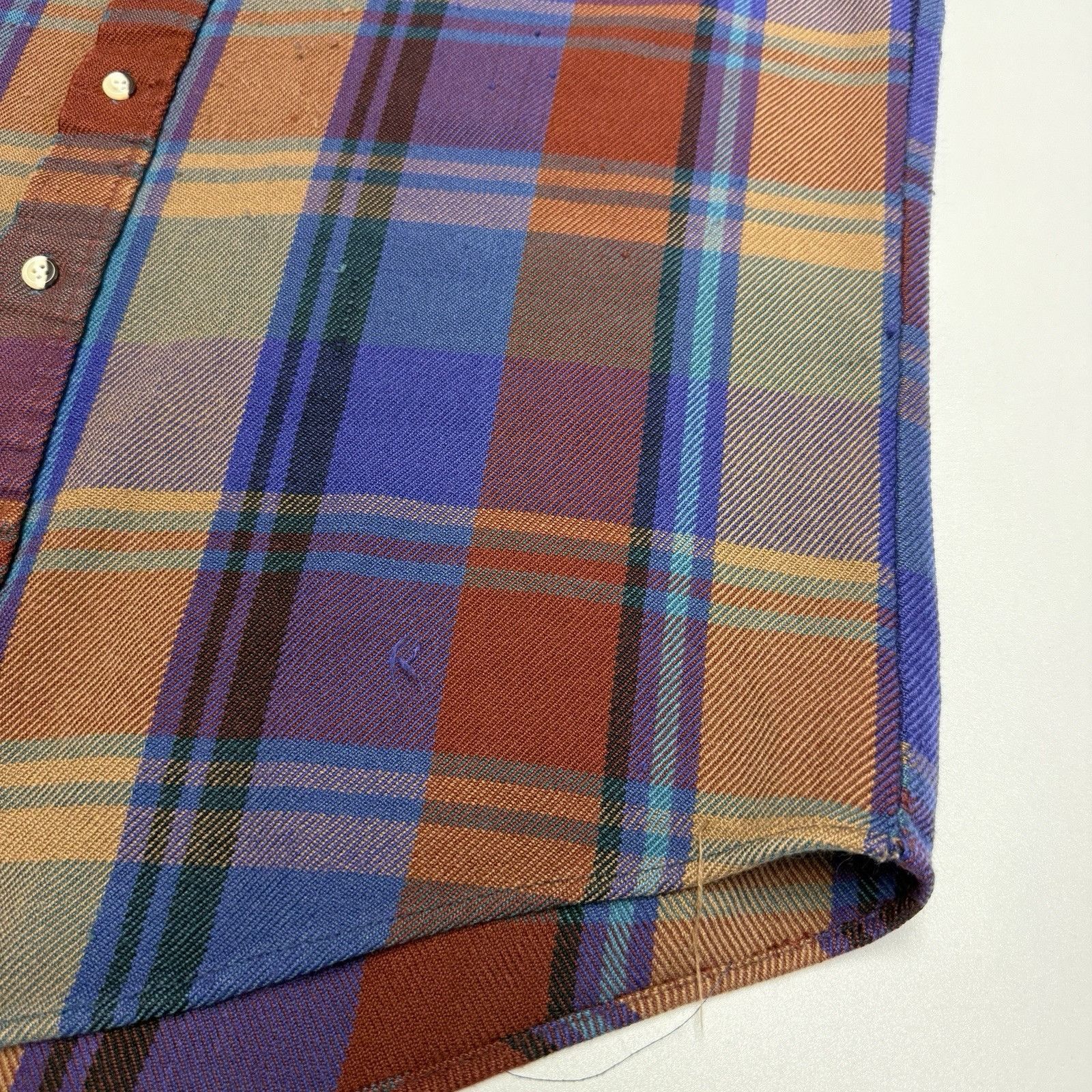 Vintage Vintage Williams Bay Plaid Button Up Flannel Shirt Mens L Size US L / EU 52-54 / 3 - 6 Thumbnail