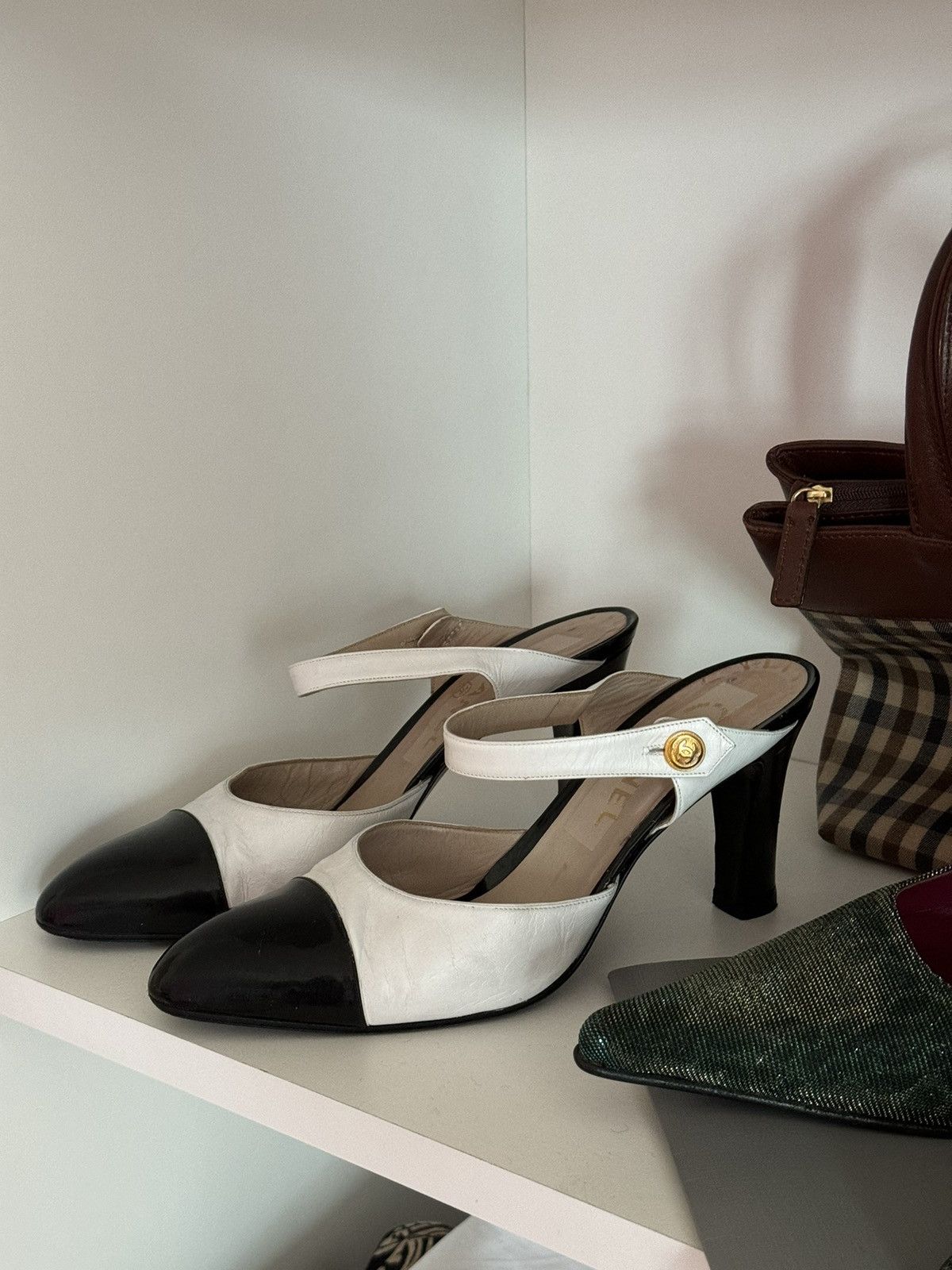 Chanel Chanel Vintage Heels Mules Classic CC Grailed
