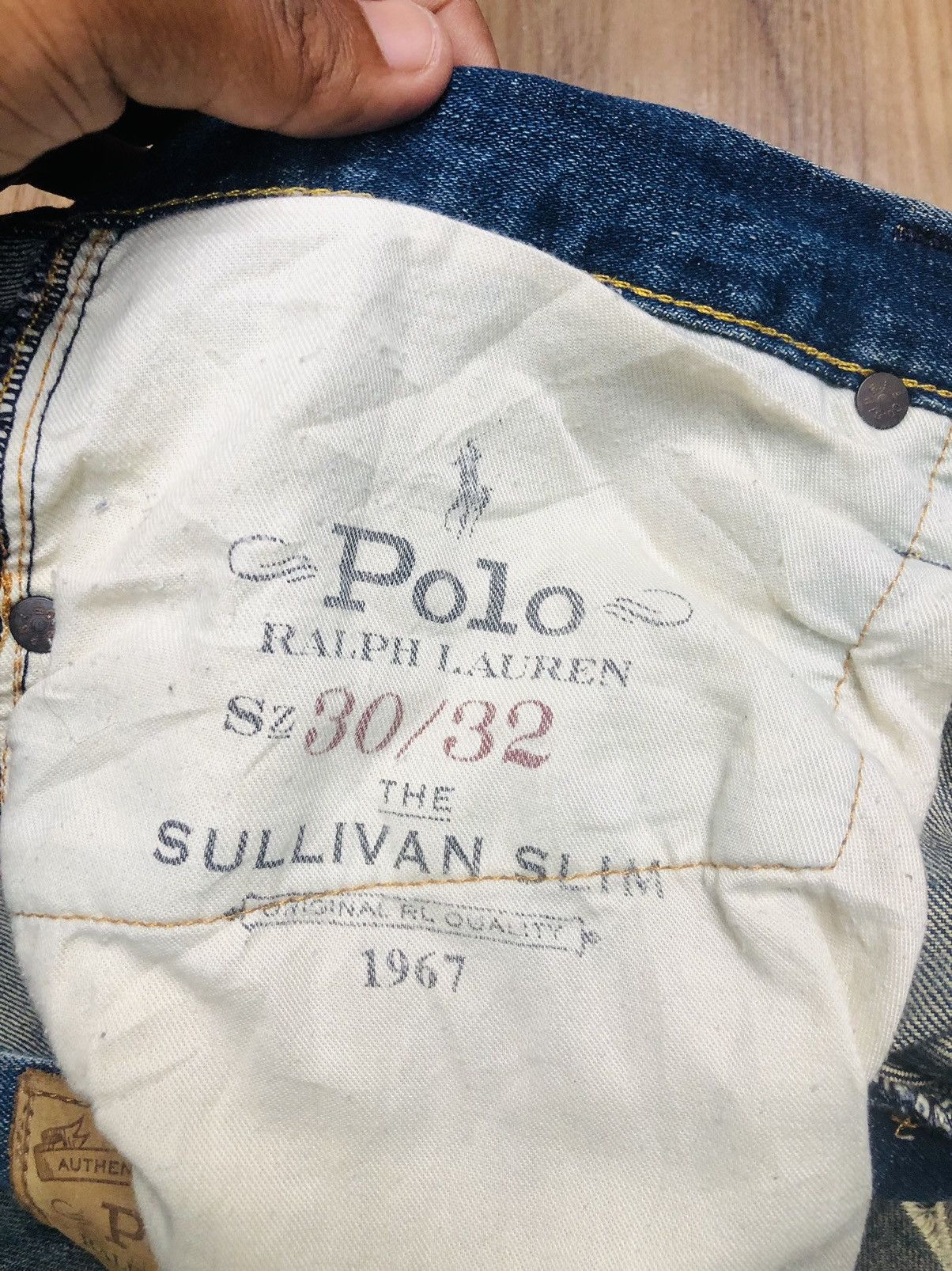 Polo Ralph Lauren Polo Ralph Lauren The Sullivan Slim Distressed Denim (37) Size US 30 / EU 46 - 20 Thumbnail