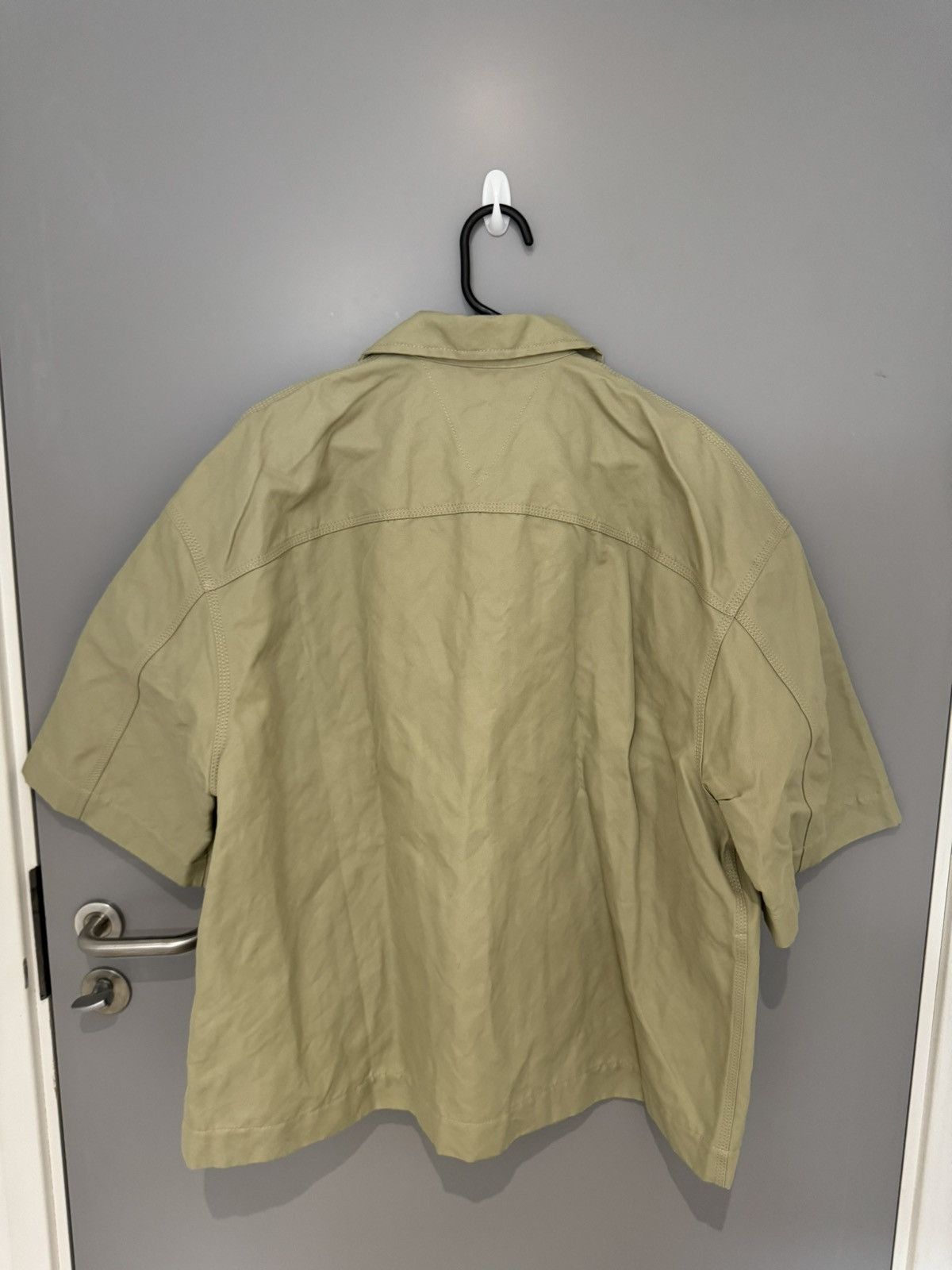 Bottega Veneta Oversized Short Sleeve Wrinkled Shirt Size US M / EU 48-50 / 2 - 3 Thumbnail