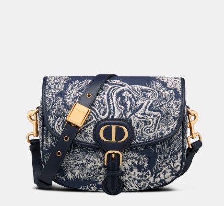 Dior o1w1db10924 Size: OS / Medium Bobby Bag in Blue Size ONE SIZE - 2 Thumbnail