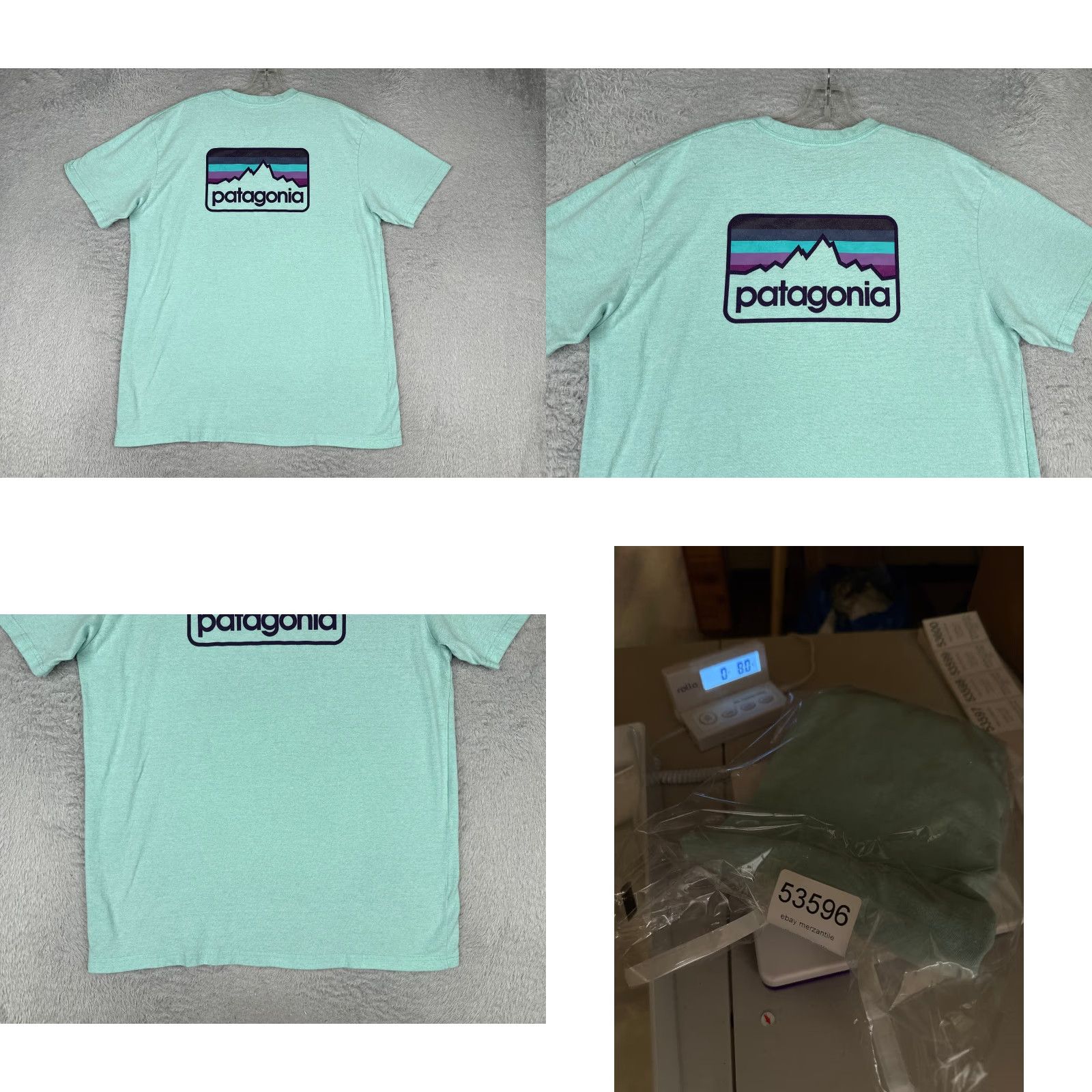 Patagonia Patagonia Shirt Men L Blue Crew Neck Cotton Polyester Blend Fitz Roy Short Sleeve Men’s T-Shirt Size US L / EU 52-54 / 3 - 9 Thumbnail