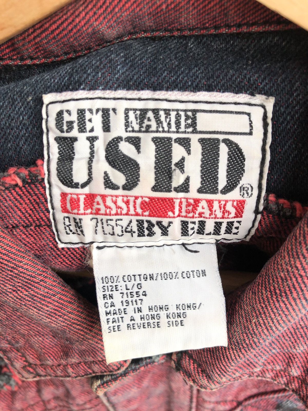 Japanese Brand Vintage Used by Elie Punk Denim Jacket Size US L / EU 52-54 / 3 - 6 Thumbnail