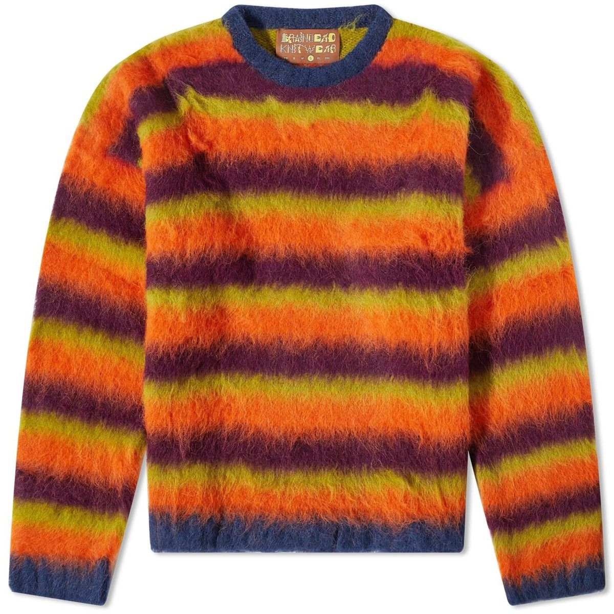 Brain Dead BRAIN DEAD Blurry Lines Alpaca sweater Fuzzy Size L Rare Size US L / EU 52-54 / 3 - 4 Thumbnail