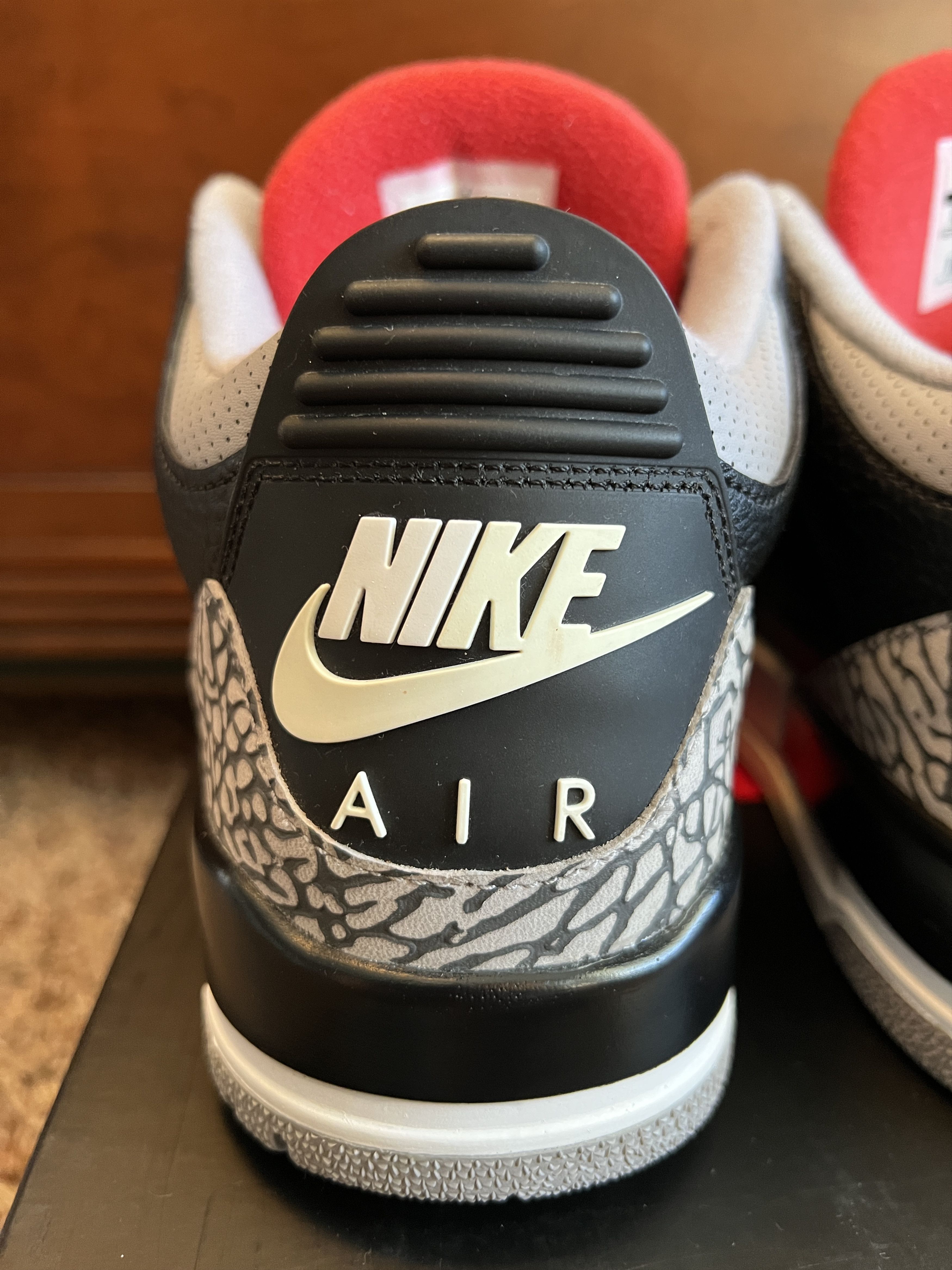 Jordan Brand Air Jordan 3 Retro "Black Cement" (2018) Size US 10.5 / EU 43-44 - 8 Thumbnail