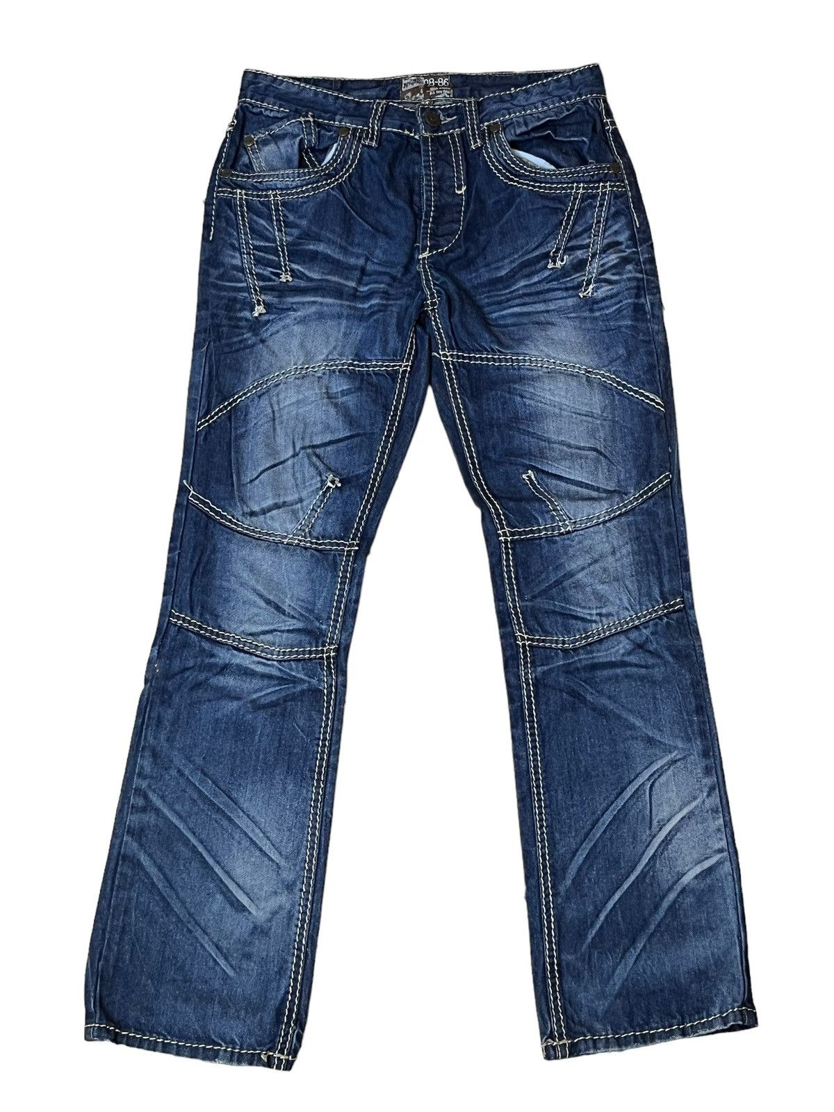 Japanese Brand SICK🔥JAPANESE BRAND REG 98-86 STYLE JEANS Size US 32 / EU 48 - 1 Thumbnail