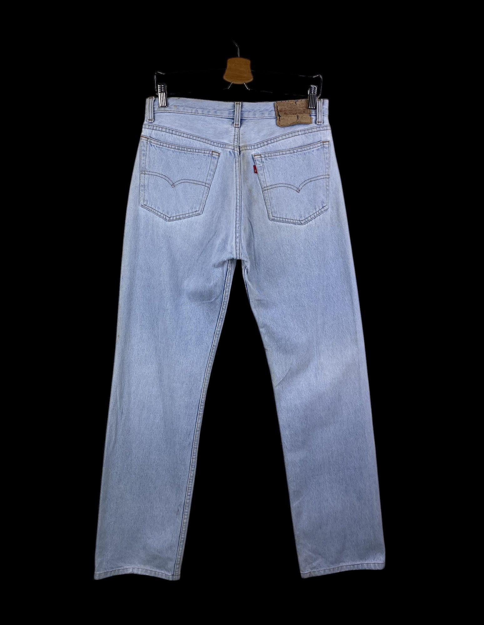 Levi's Vintage Clothing × Vintage W30x30 VINTAGE LEVIS 501 90s STONEWASH DIRTY button 555 Size US 30 / EU 46 - 2 Thumbnail