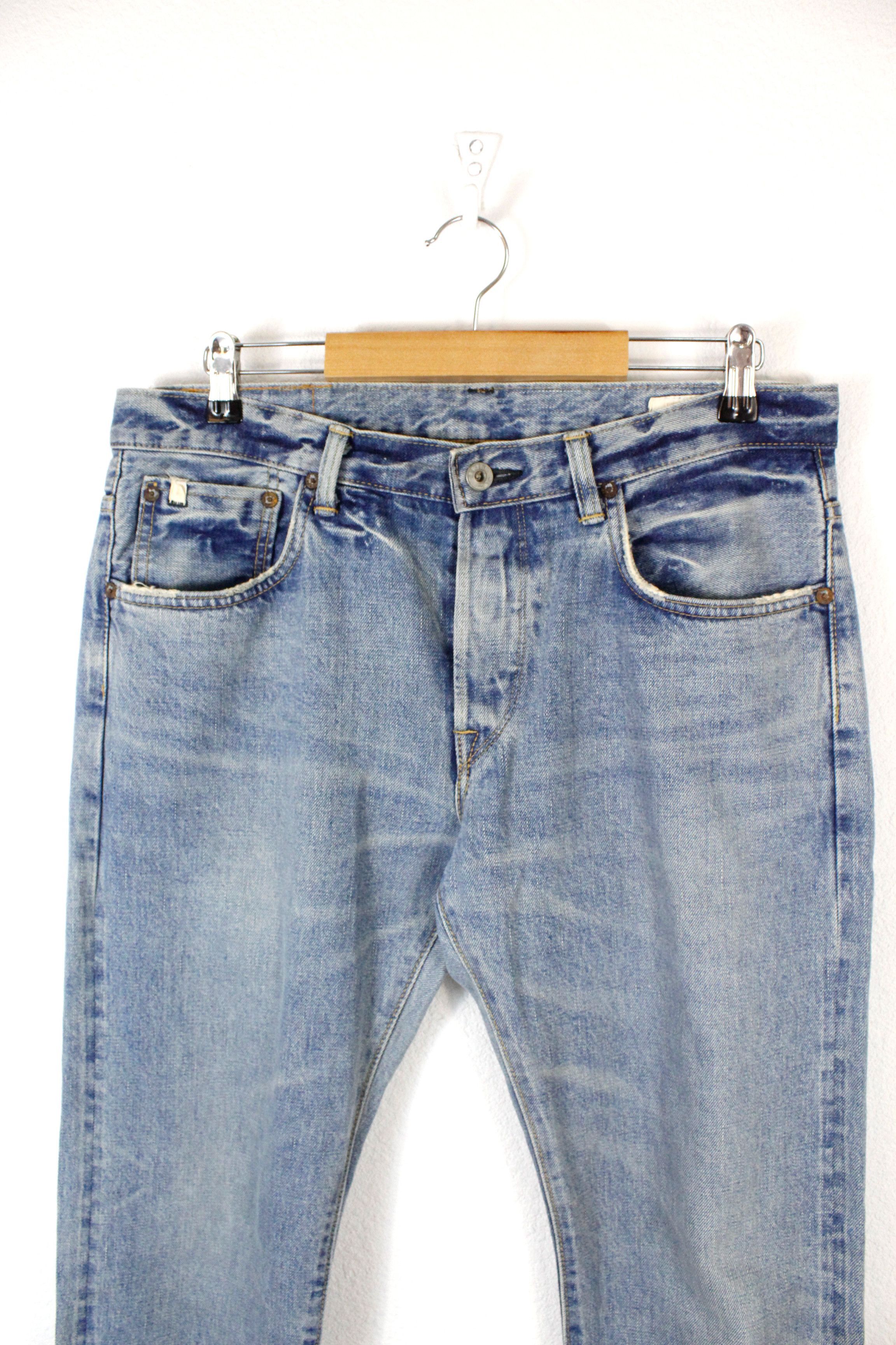 Edwin × Japanese Brand × Self Edge Edwin ESC33L Japan Rainbow Selvage Denim Jeans Pants 31 Size US 31 - 2 Thumbnail