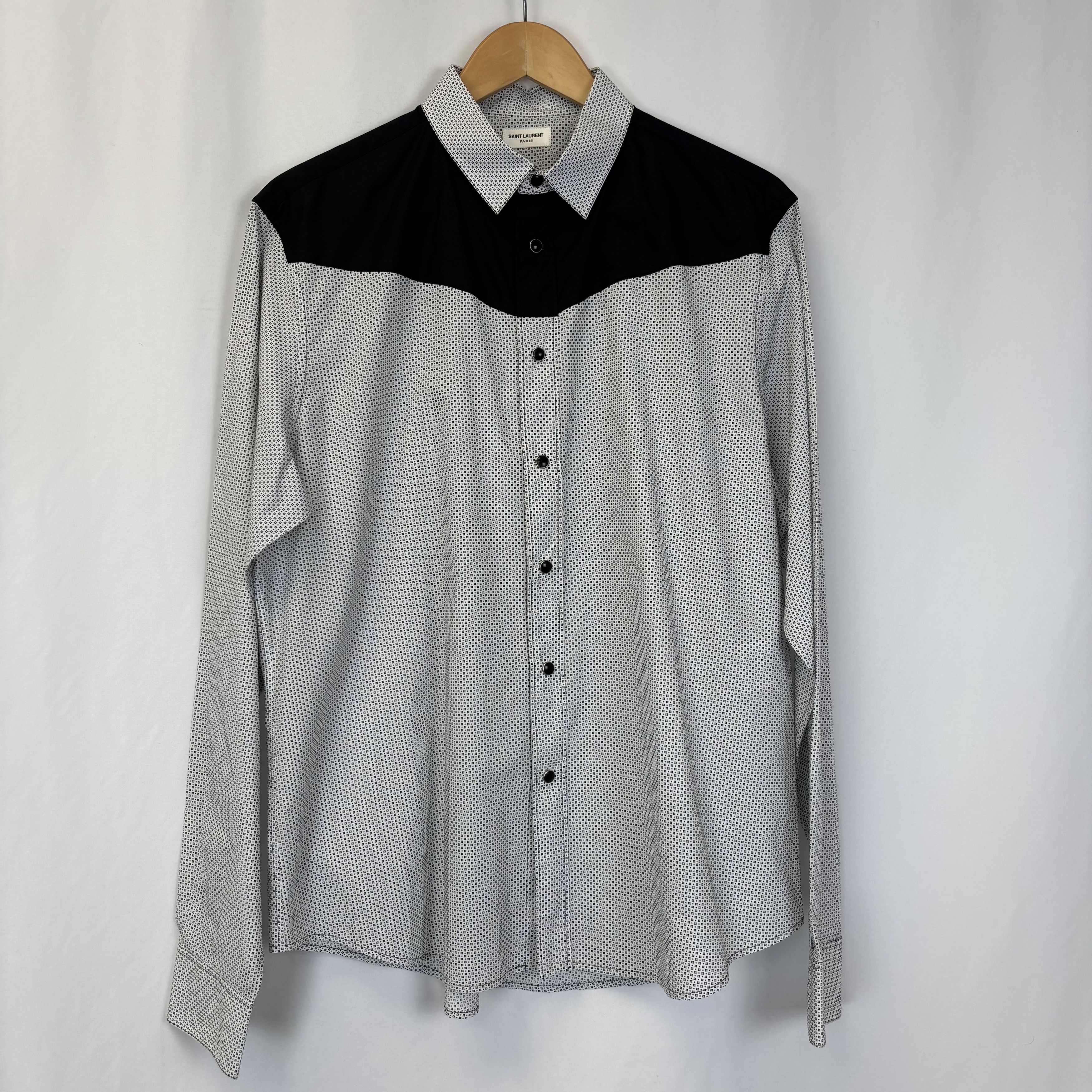 Saint Laurent Paris Saint Laurent Shirt Size US XL / EU 56 / 4 - 1 Thumbnail