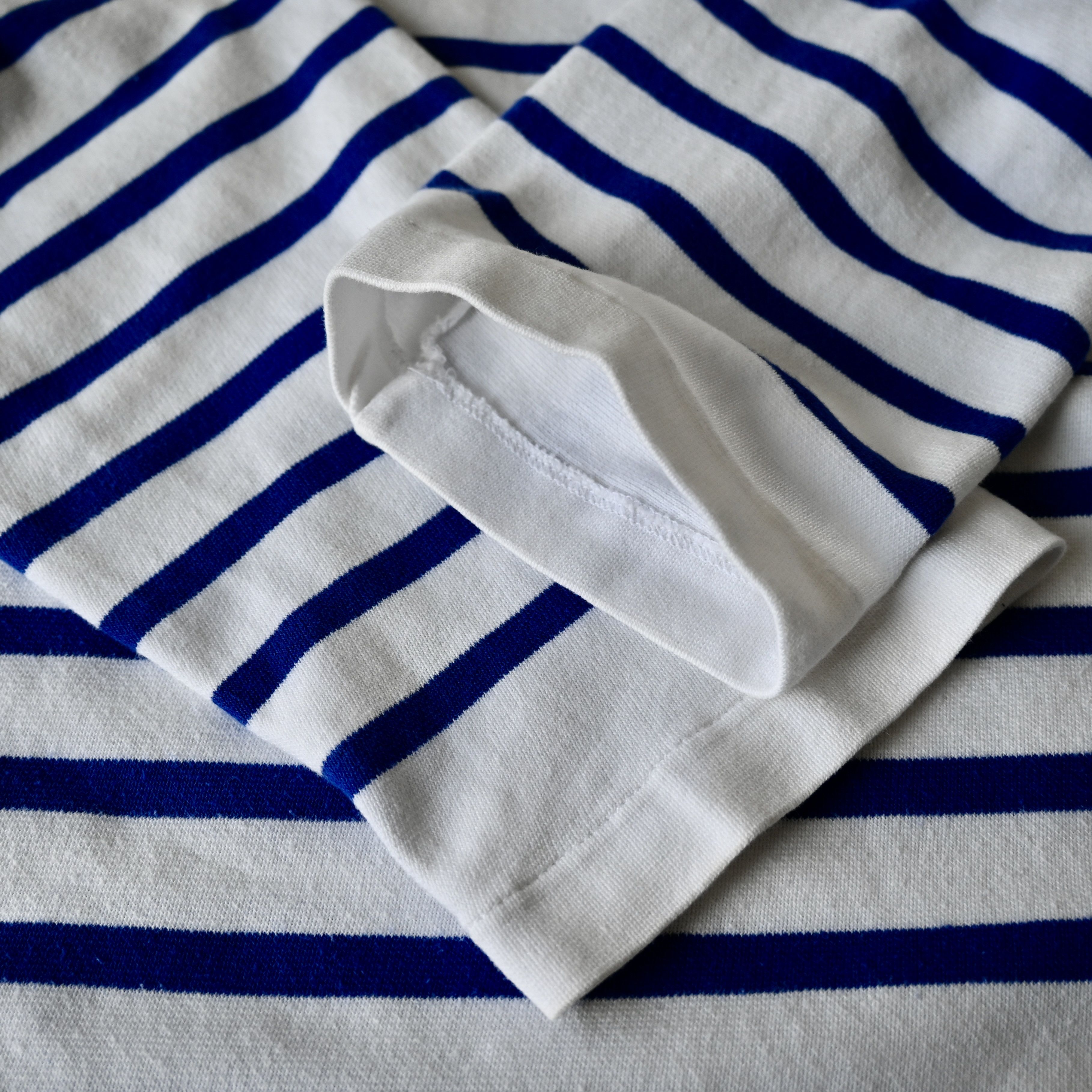 Vintage VTG 1990s Le Minor cotton sailor shirt, striped, T.5/XXL Size US XXL / EU 58 / 5 - 11 Thumbnail
