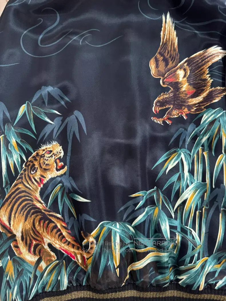 Saint Laurent Paris Saint Laurent Paris Tiger Eagle Silk Jacket Size US S / EU 44-46 / 1 - 4 Thumbnail