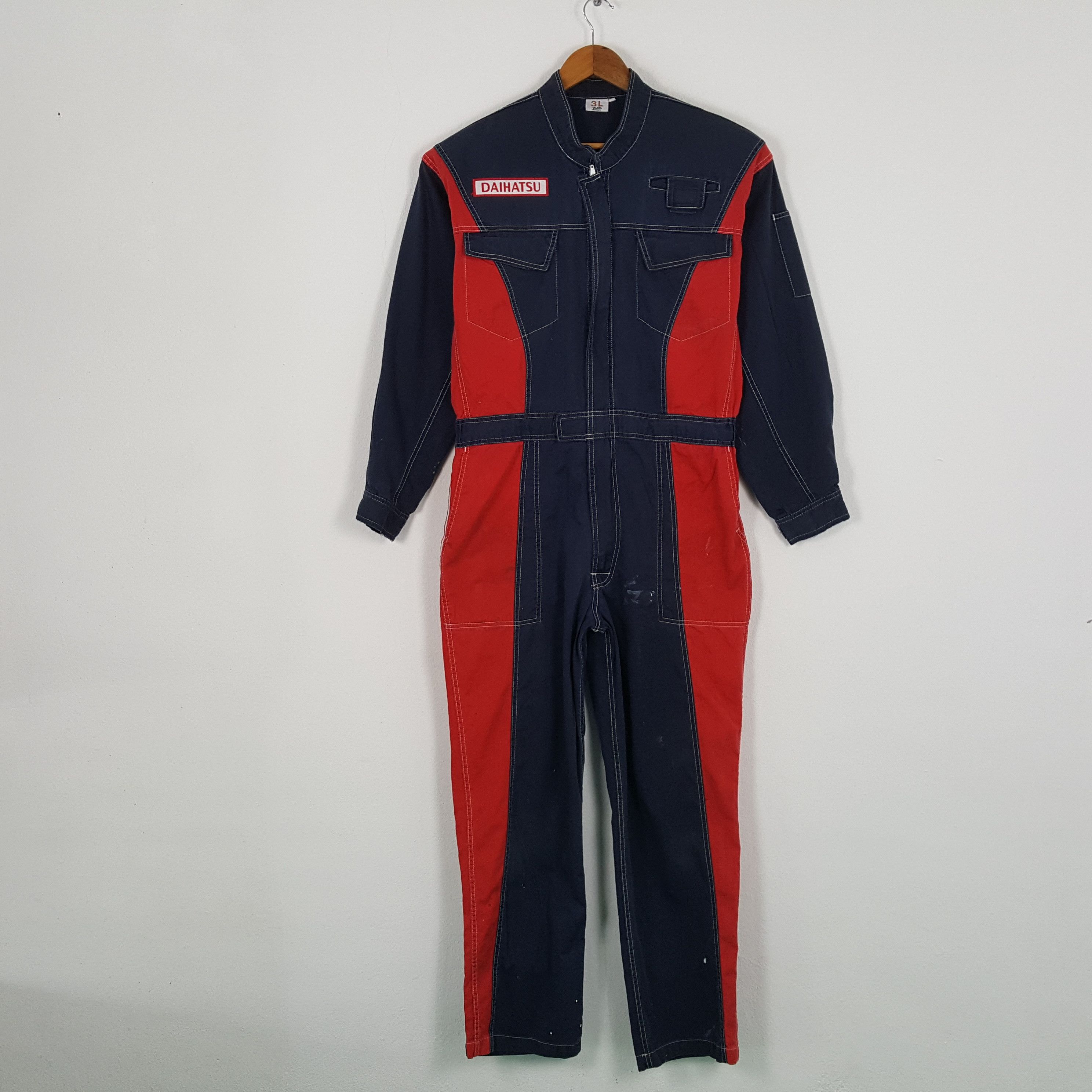 Japanese Brand Vintage DAIHATSU Japan Motorsports Staff Coverall Jacket Size US XL / EU 56 / 4 - 4 Thumbnail
