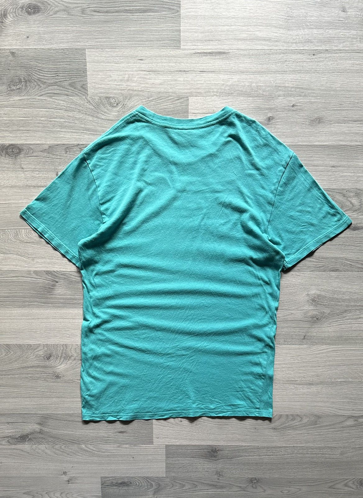 Japanese Brand × Oakley × Vintage Vintage T-shirt Oakley ☠️ regular fit turquoise Size US L / EU 52-54 / 3 - 6 Thumbnail